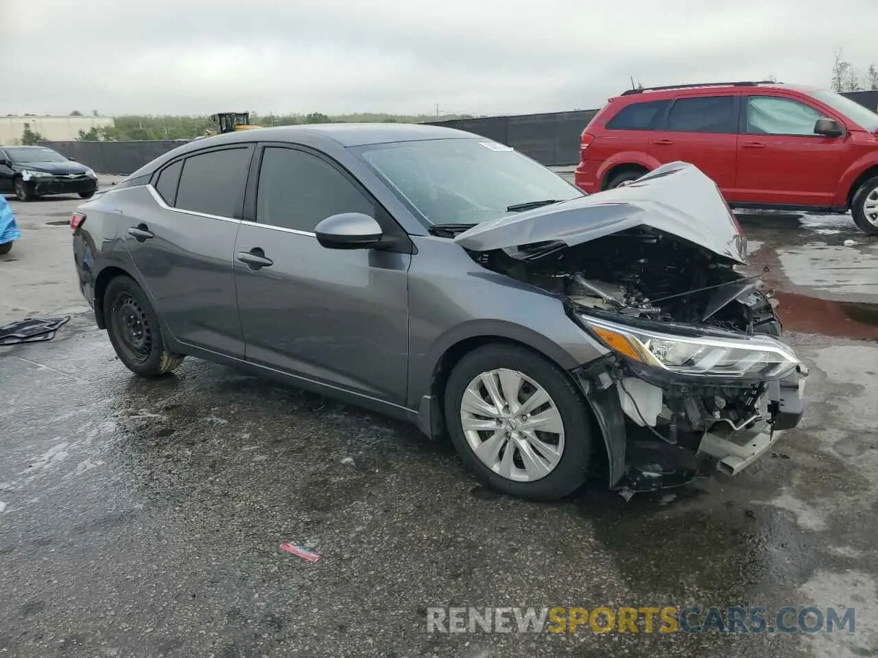 4 Photograph of a damaged car 3N1AB8BV8LY269818 NISSAN SENTRA 2020