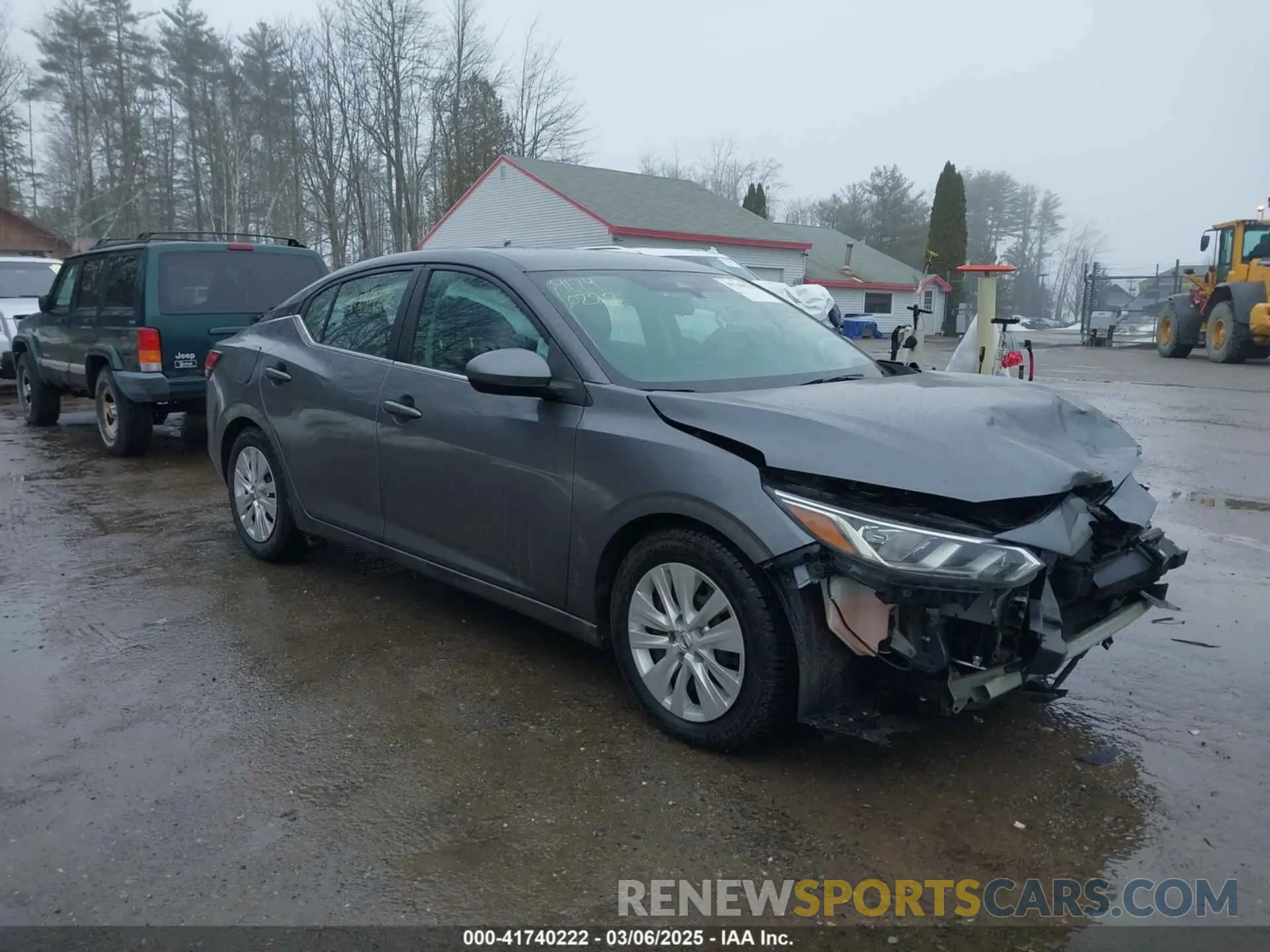 1 Photograph of a damaged car 3N1AB8BV9LY251683 NISSAN SENTRA 2020