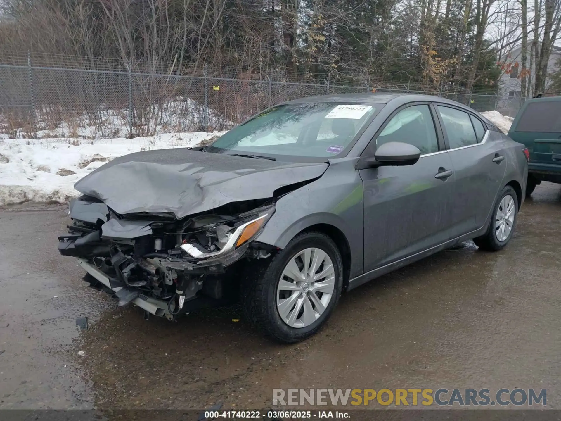 2 Photograph of a damaged car 3N1AB8BV9LY251683 NISSAN SENTRA 2020