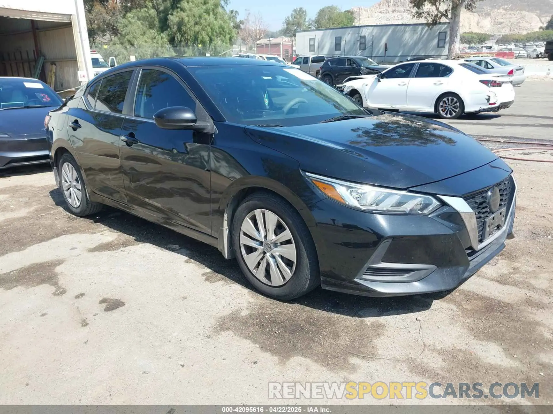 1 Photograph of a damaged car 3N1AB8BVXLY228512 NISSAN SENTRA 2020