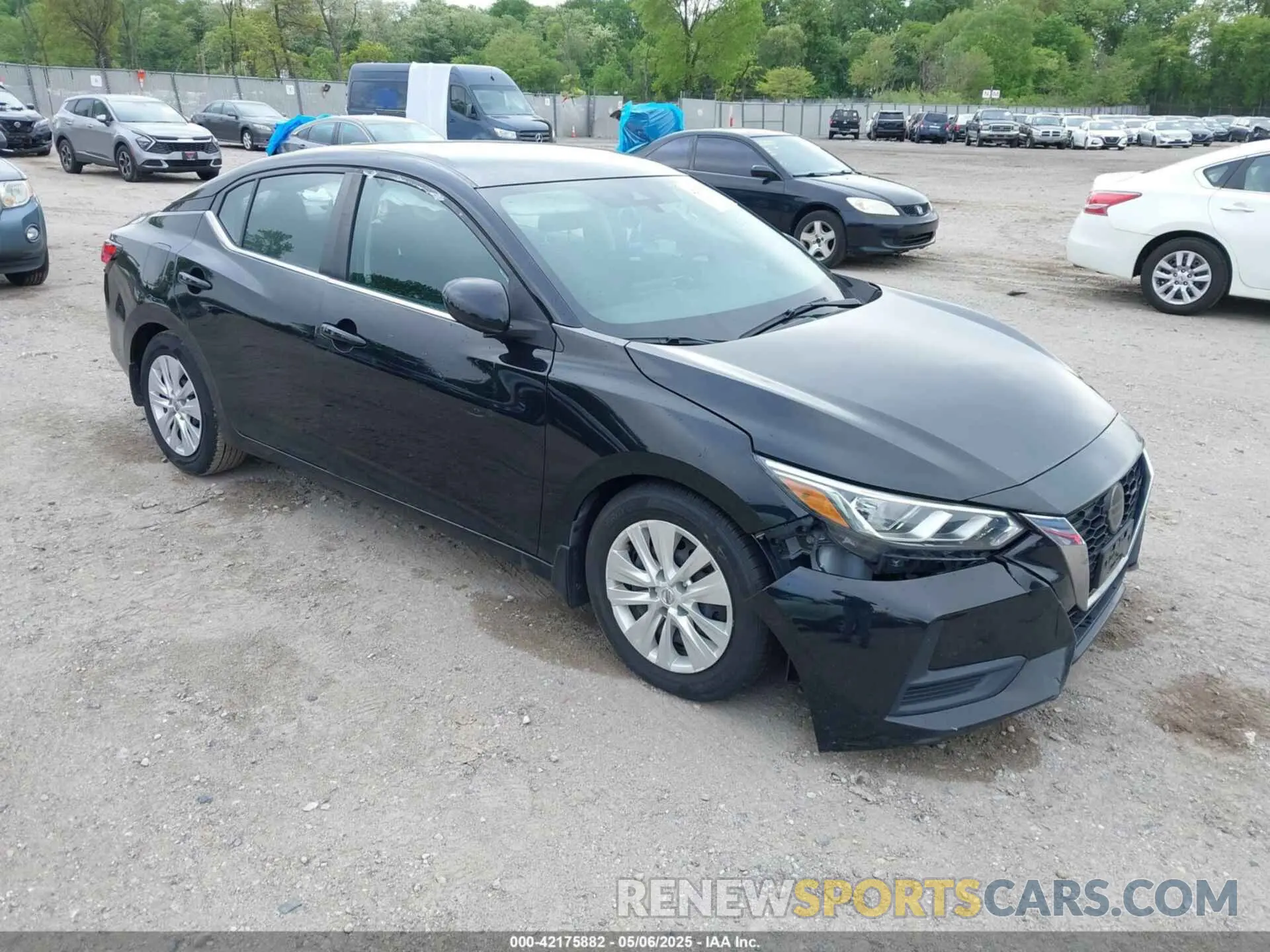 1 Photograph of a damaged car 3N1AB8BVXLY263499 NISSAN SENTRA 2020