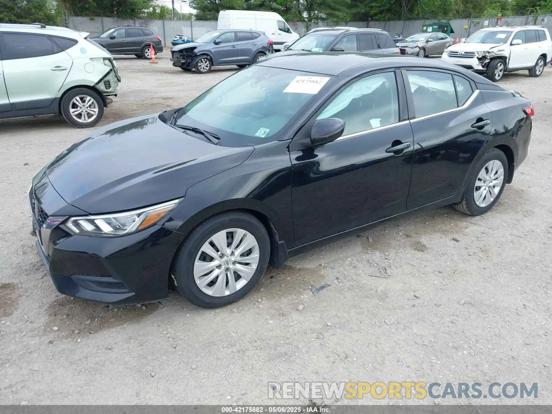 2 Photograph of a damaged car 3N1AB8BVXLY263499 NISSAN SENTRA 2020