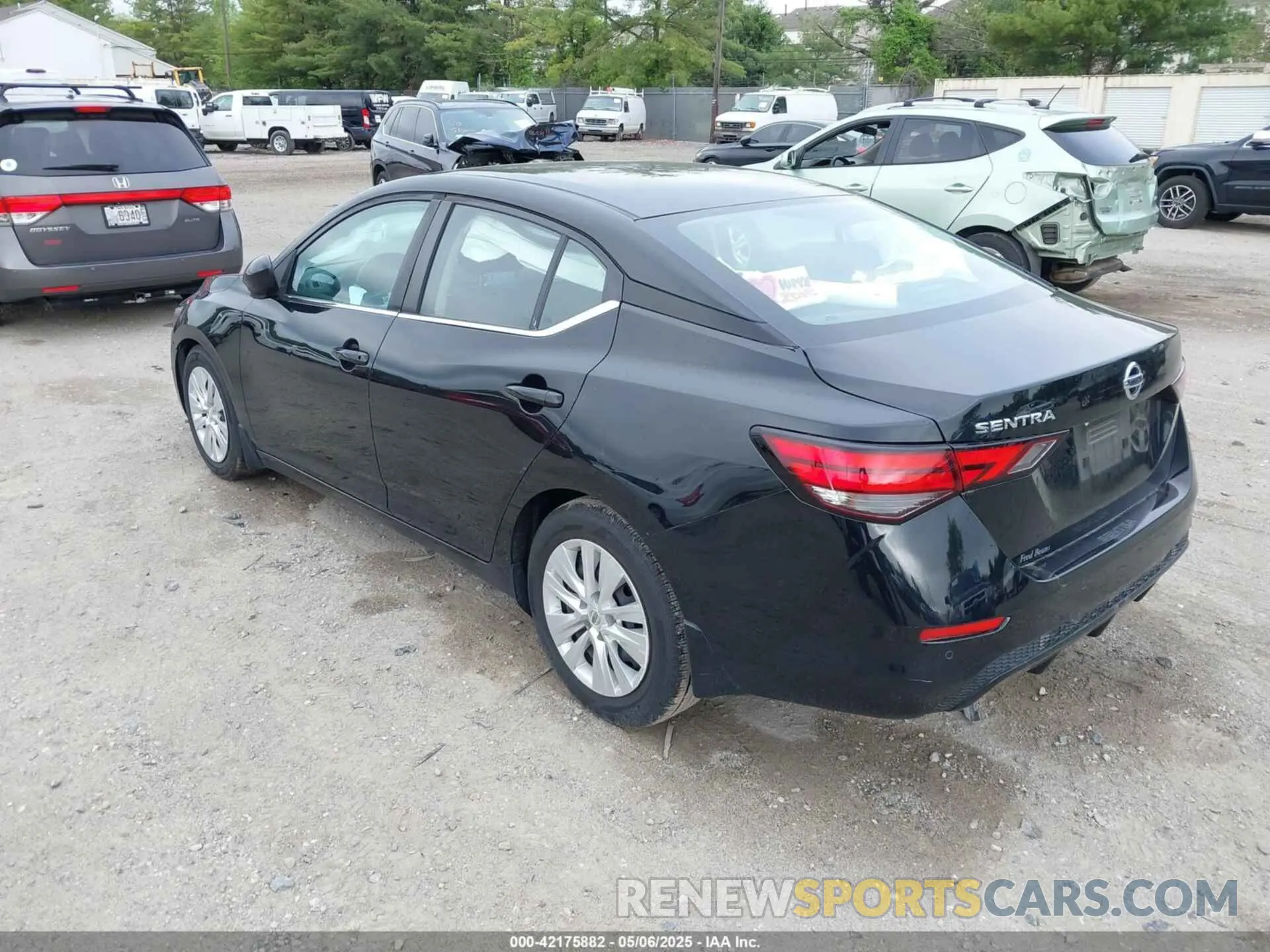 3 Photograph of a damaged car 3N1AB8BVXLY263499 NISSAN SENTRA 2020