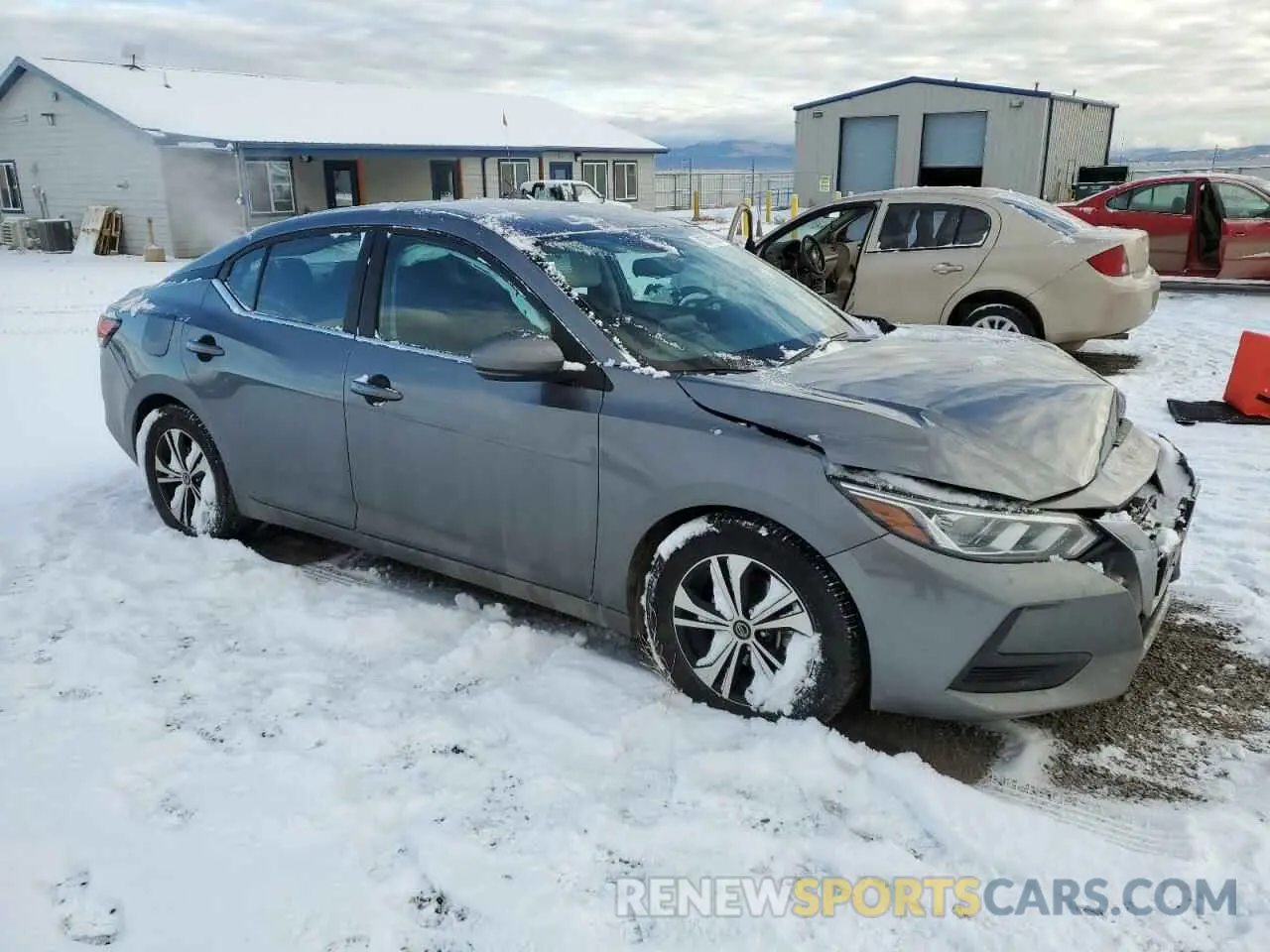 4 Photograph of a damaged car 3N1AB8CV0LY203486 NISSAN SENTRA 2020