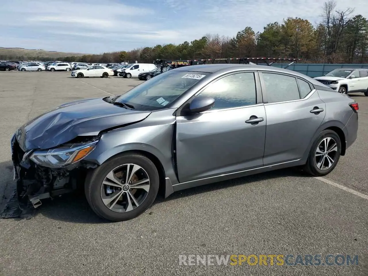 1 Photograph of a damaged car 3N1AB8CV0LY207165 NISSAN SENTRA 2020