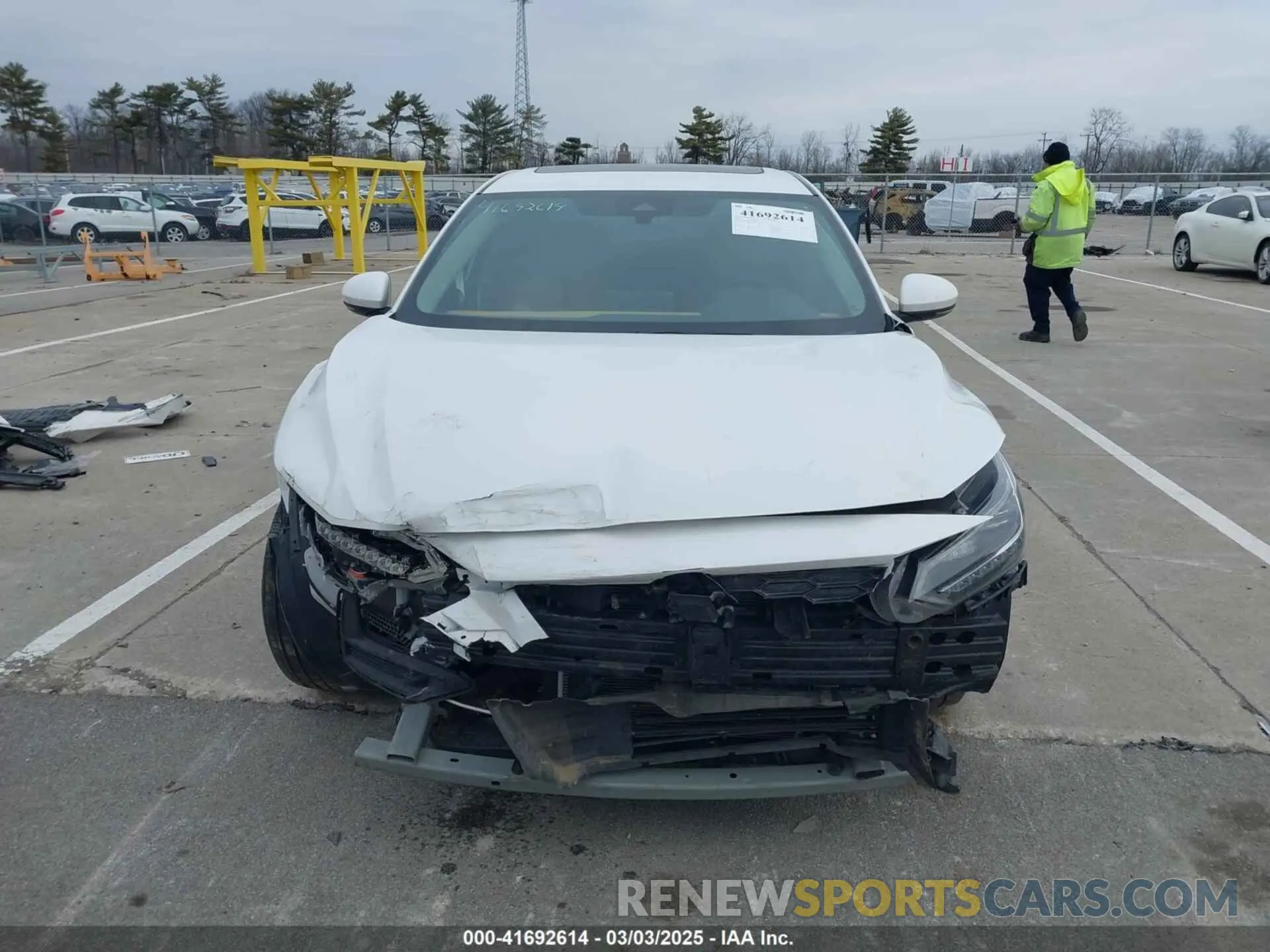 13 Photograph of a damaged car 3N1AB8CV0LY243843 NISSAN SENTRA 2020