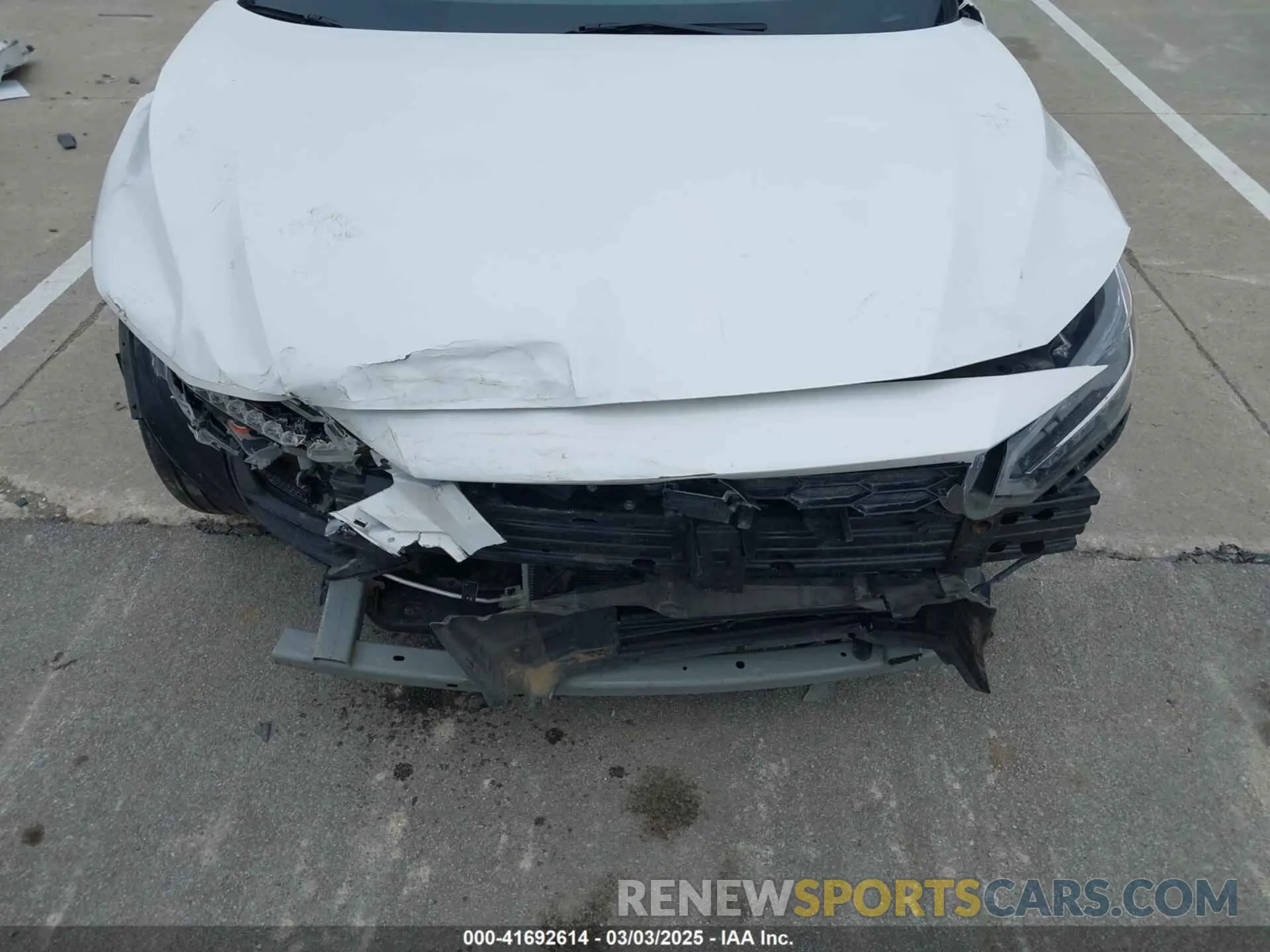 6 Photograph of a damaged car 3N1AB8CV0LY243843 NISSAN SENTRA 2020