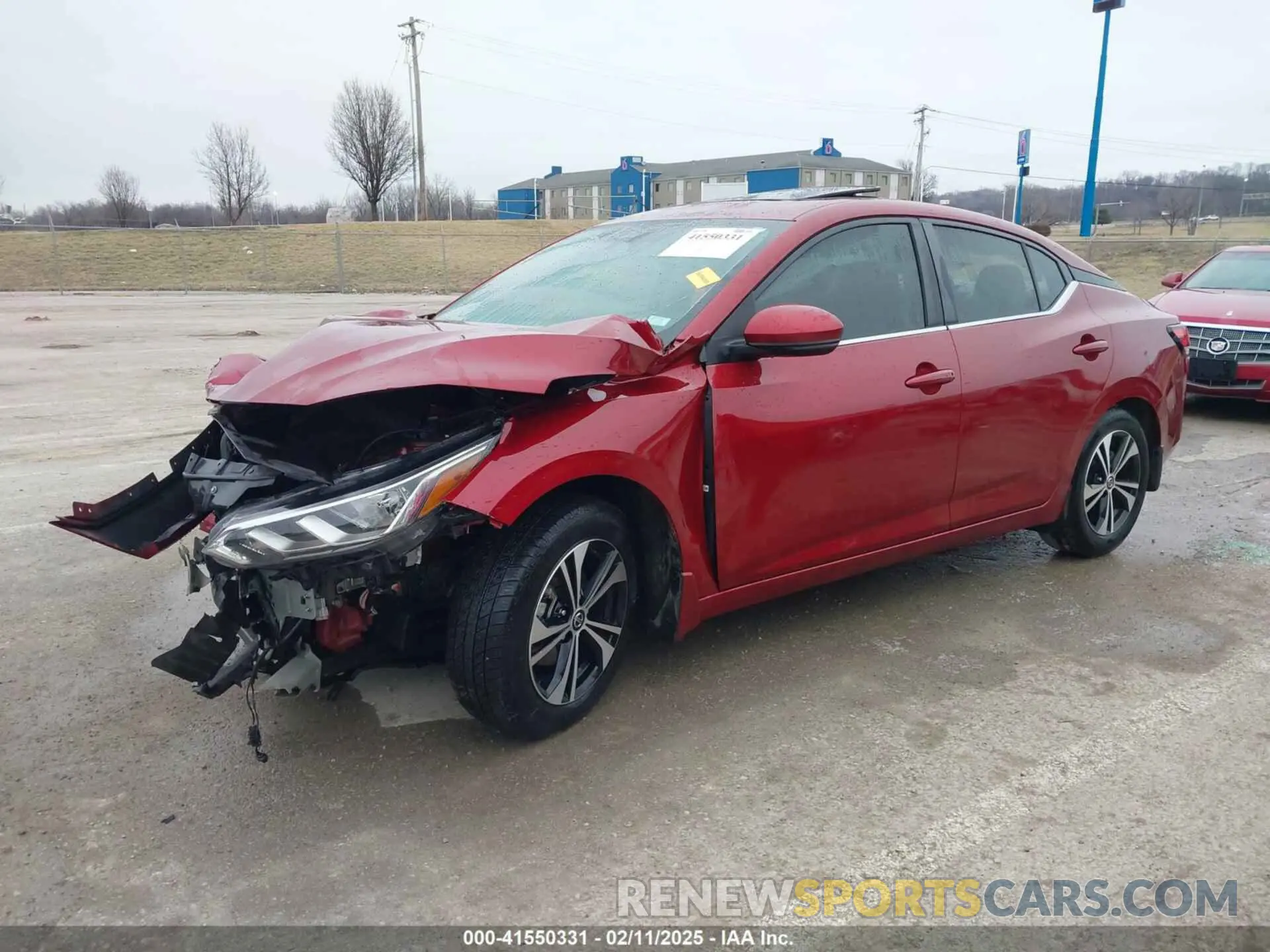 2 Photograph of a damaged car 3N1AB8CV0LY285722 NISSAN SENTRA 2020