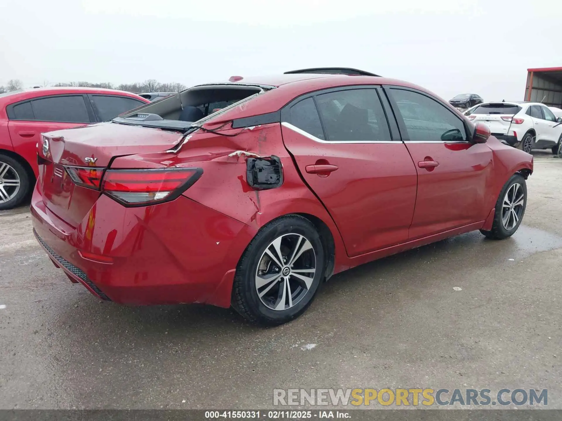 4 Photograph of a damaged car 3N1AB8CV0LY285722 NISSAN SENTRA 2020