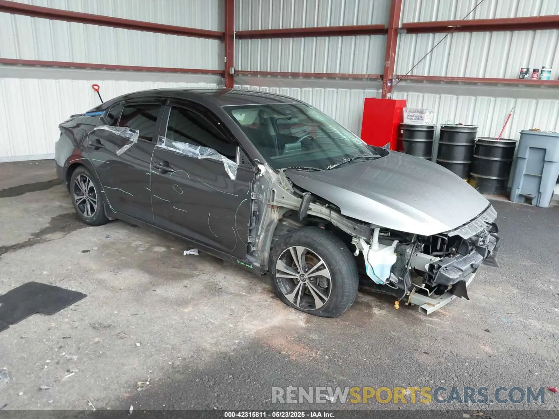 1 Photograph of a damaged car 3N1AB8CV0LY287020 NISSAN SENTRA 2020