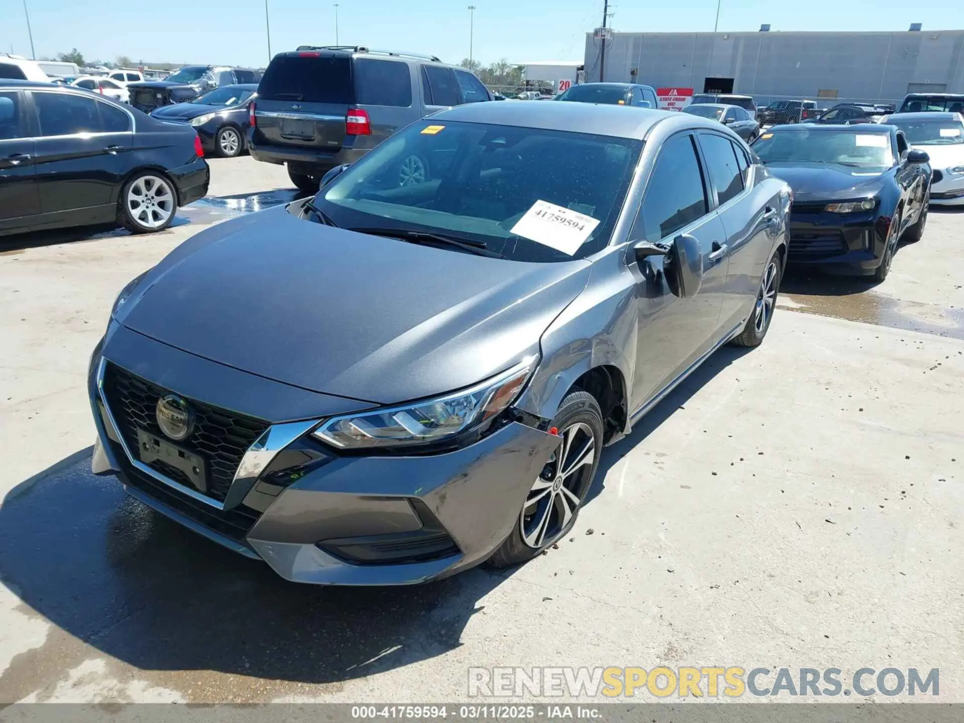 2 Photograph of a damaged car 3N1AB8CV0LY311798 NISSAN SENTRA 2020