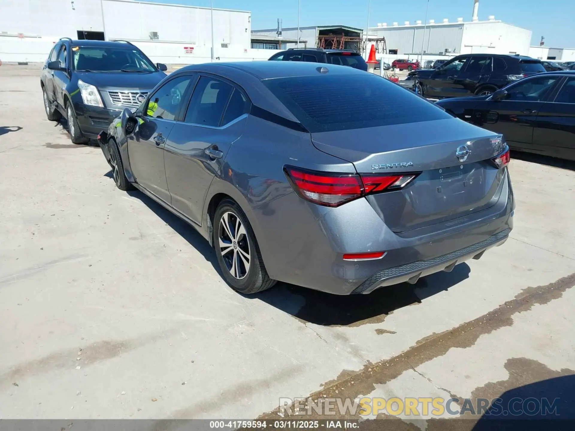 3 Photograph of a damaged car 3N1AB8CV0LY311798 NISSAN SENTRA 2020