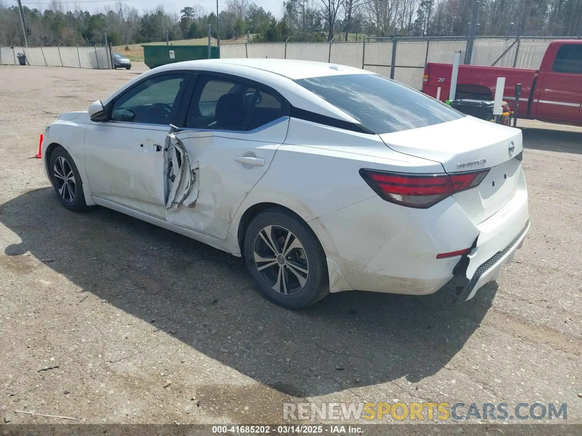 3 Photograph of a damaged car 3N1AB8CV1LY243656 NISSAN SENTRA 2020