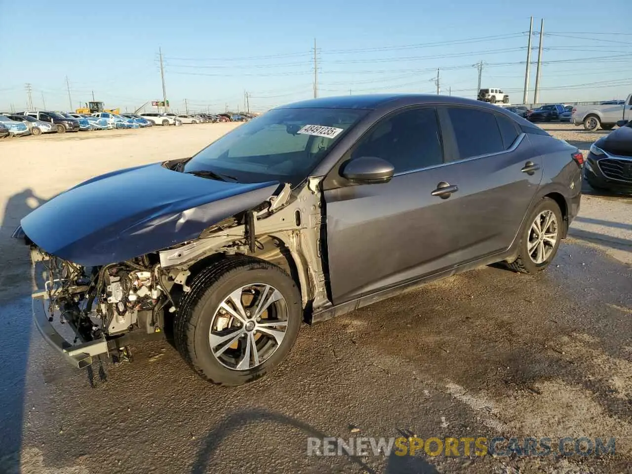 1 Photograph of a damaged car 3N1AB8CV1LY300342 NISSAN SENTRA 2020