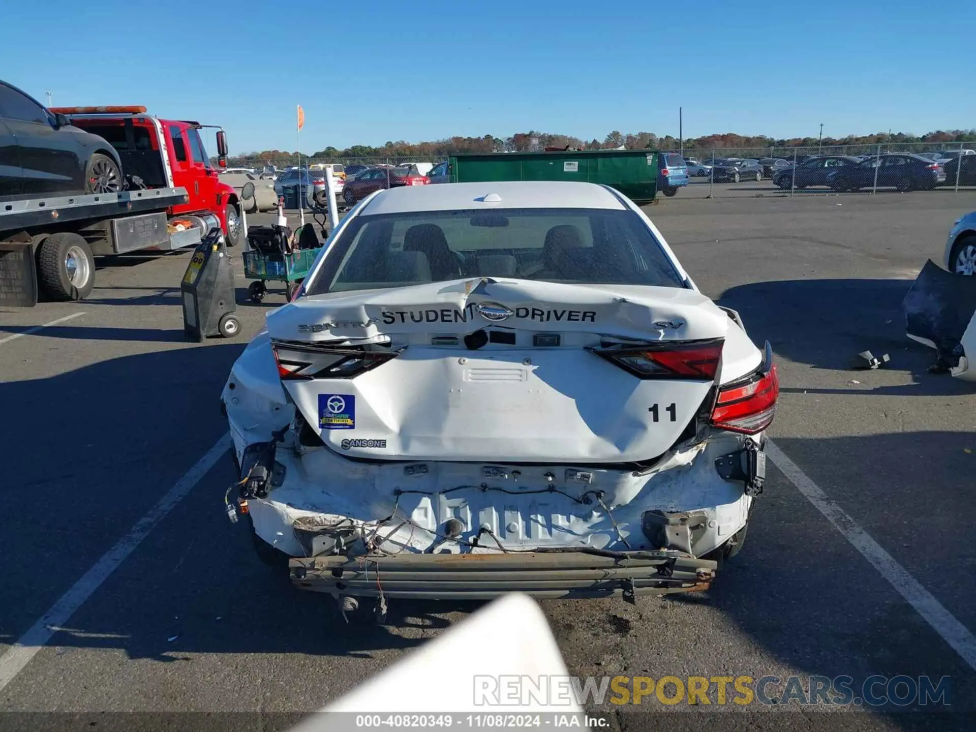 16 Photograph of a damaged car 3N1AB8CV2LY219754 NISSAN SENTRA 2020