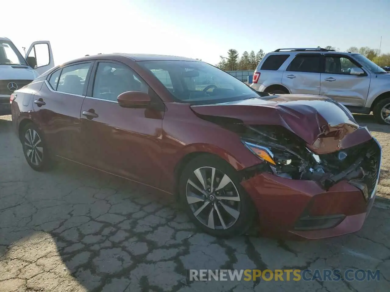 4 Photograph of a damaged car 3N1AB8CV2LY232942 NISSAN SENTRA 2020