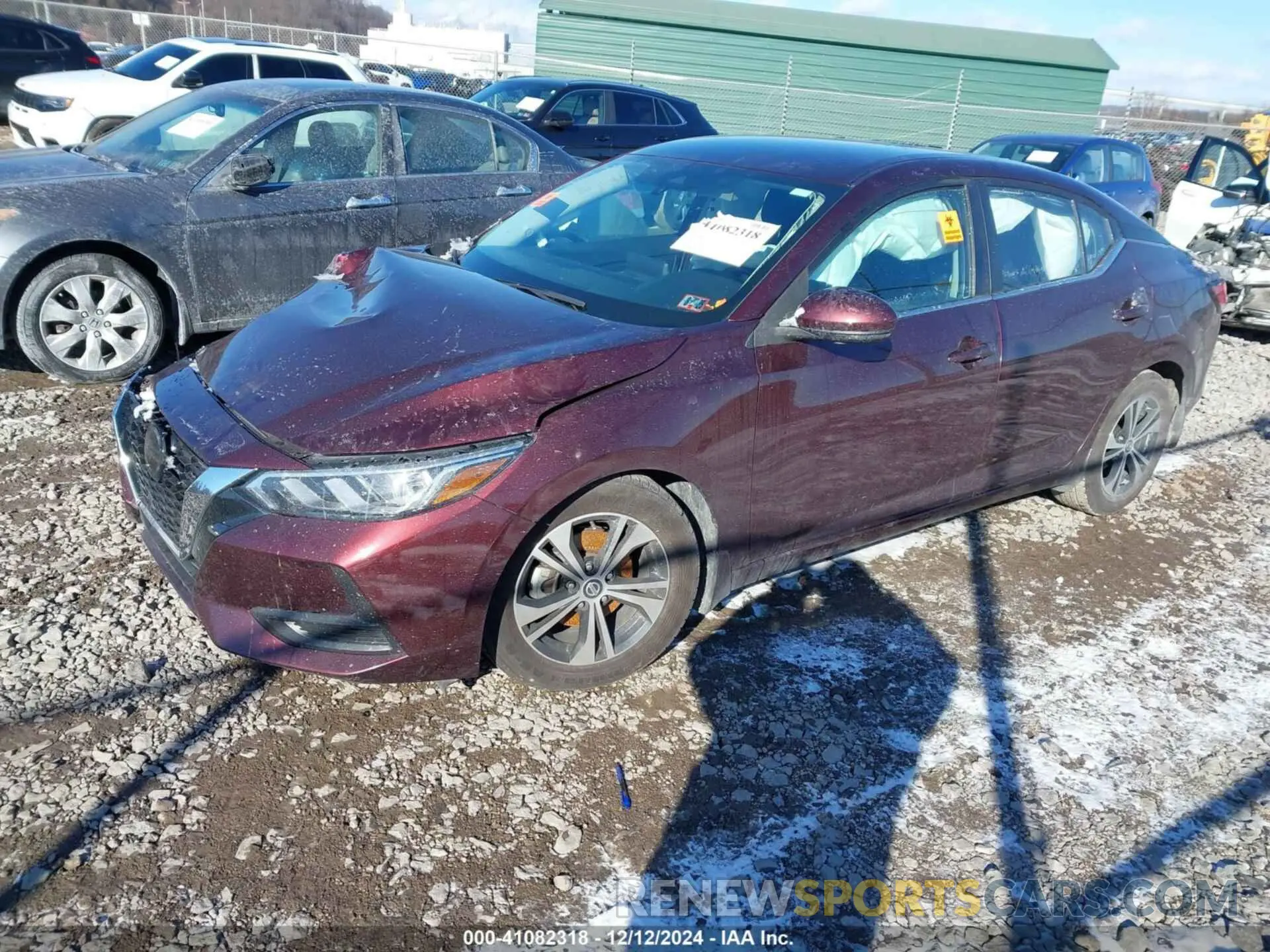 2 Photograph of a damaged car 3N1AB8CV2LY241723 NISSAN SENTRA 2020
