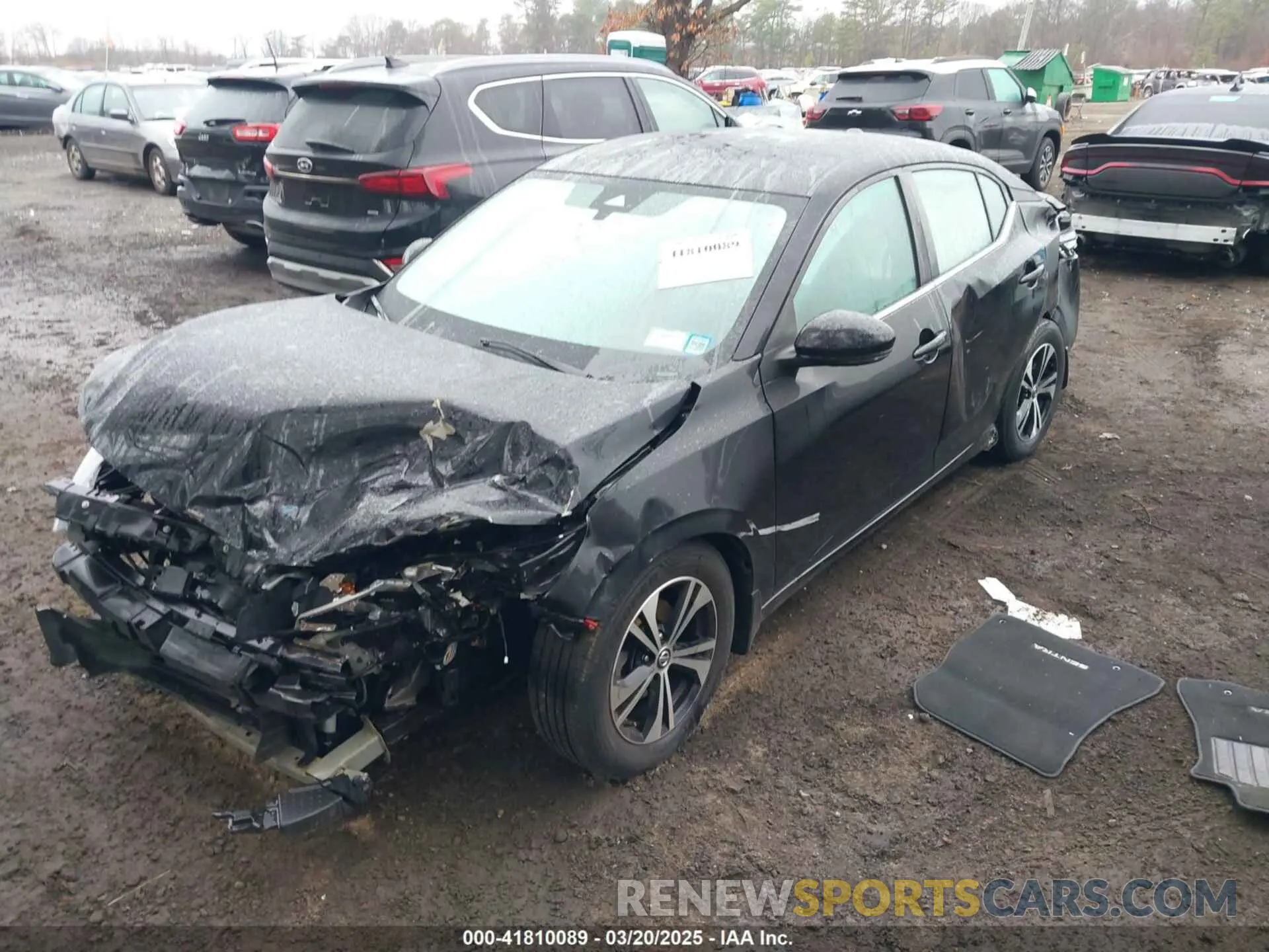 2 Photograph of a damaged car 3N1AB8CV2LY245139 NISSAN SENTRA 2020
