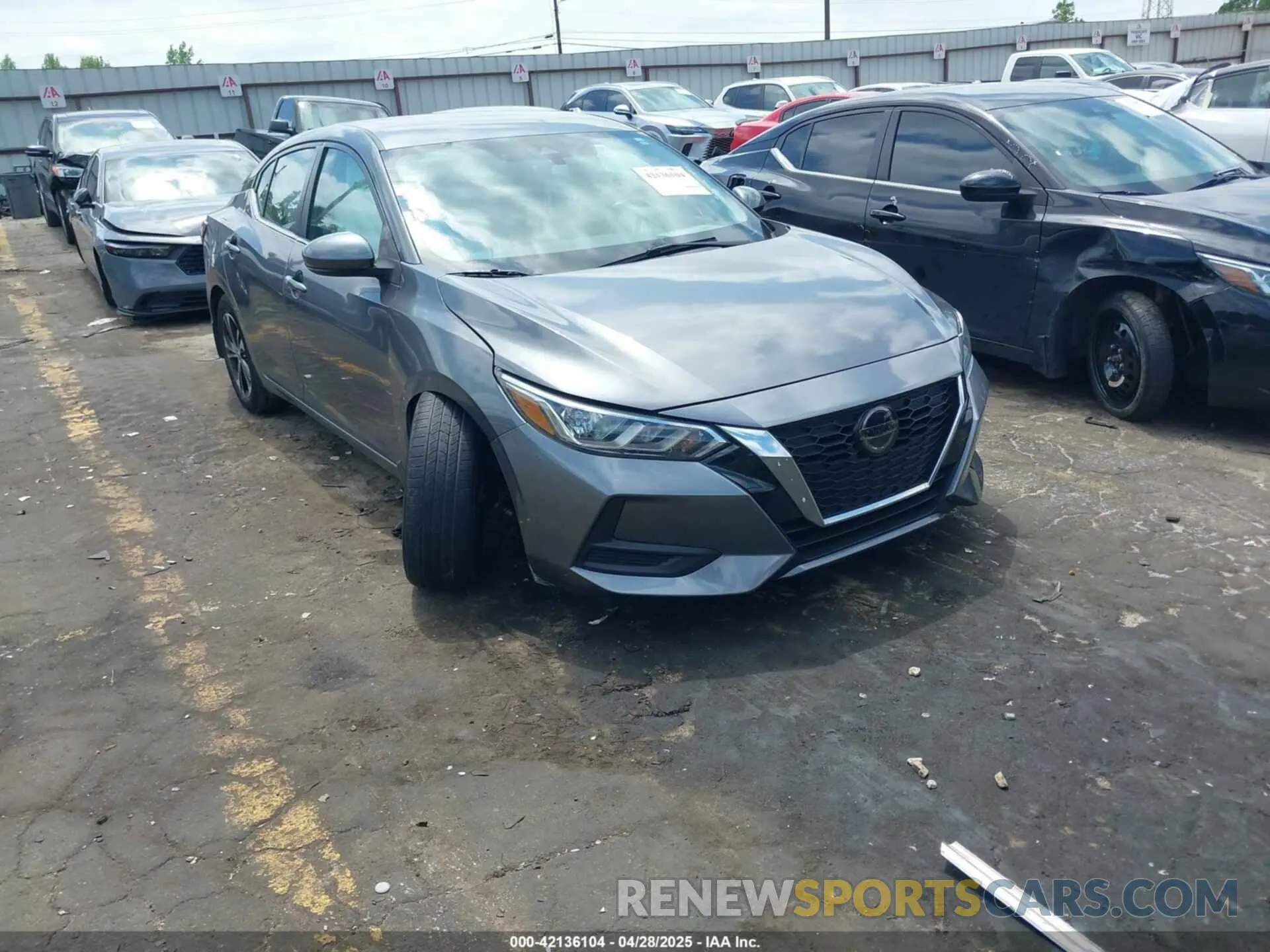 1 Photograph of a damaged car 3N1AB8CV2LY277590 NISSAN SENTRA 2020