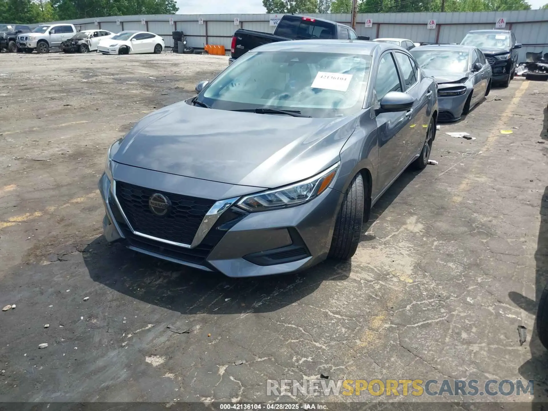 2 Photograph of a damaged car 3N1AB8CV2LY277590 NISSAN SENTRA 2020