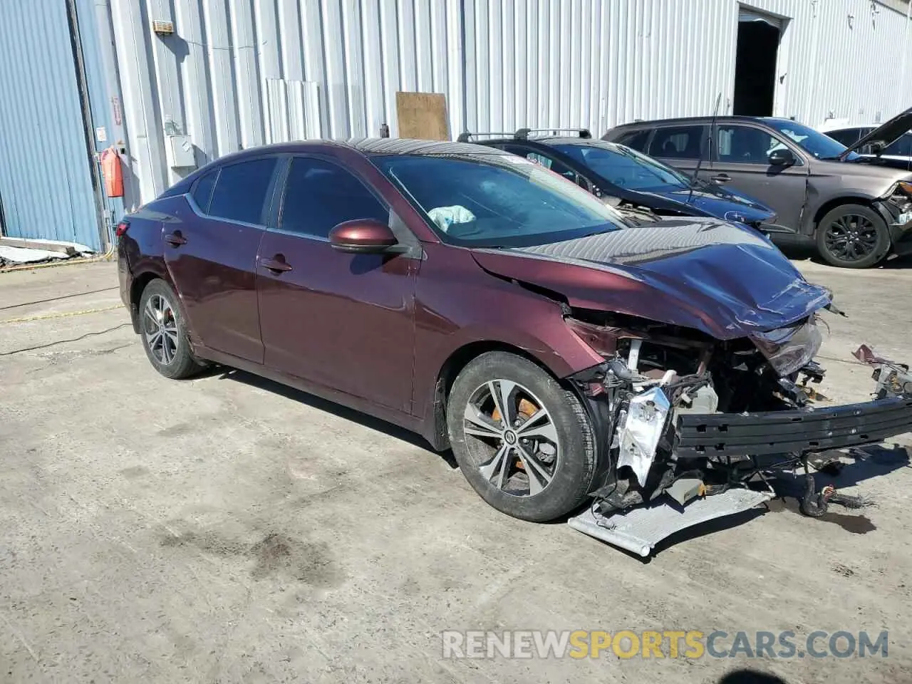 4 Photograph of a damaged car 3N1AB8CV3LY240810 NISSAN SENTRA 2020