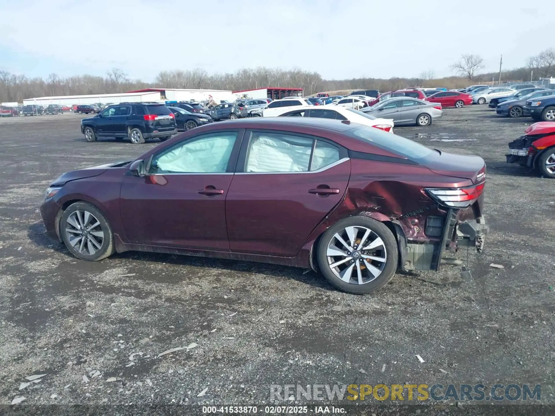 14 Photograph of a damaged car 3N1AB8CV3LY253041 NISSAN SENTRA 2020