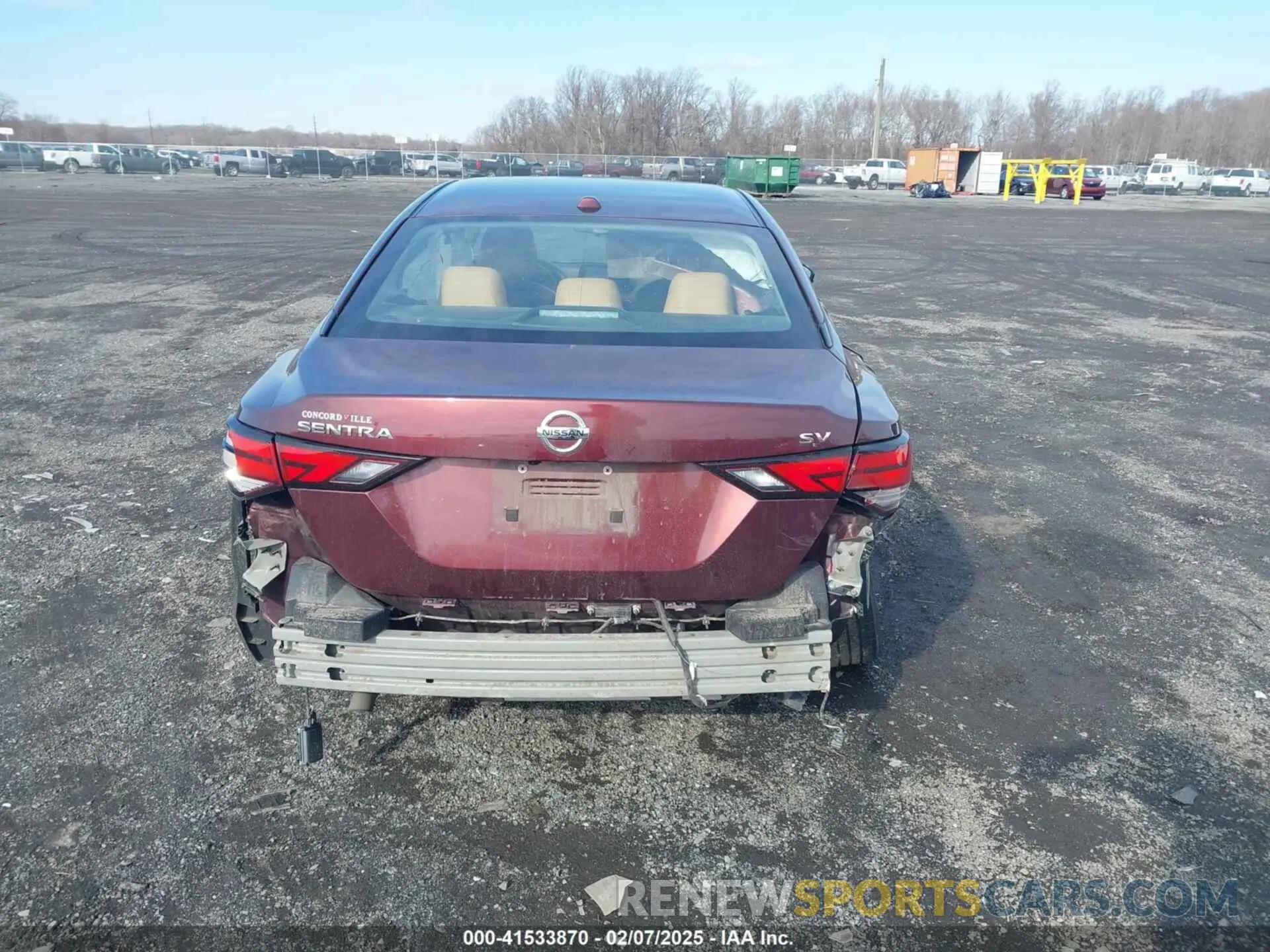 16 Photograph of a damaged car 3N1AB8CV3LY253041 NISSAN SENTRA 2020