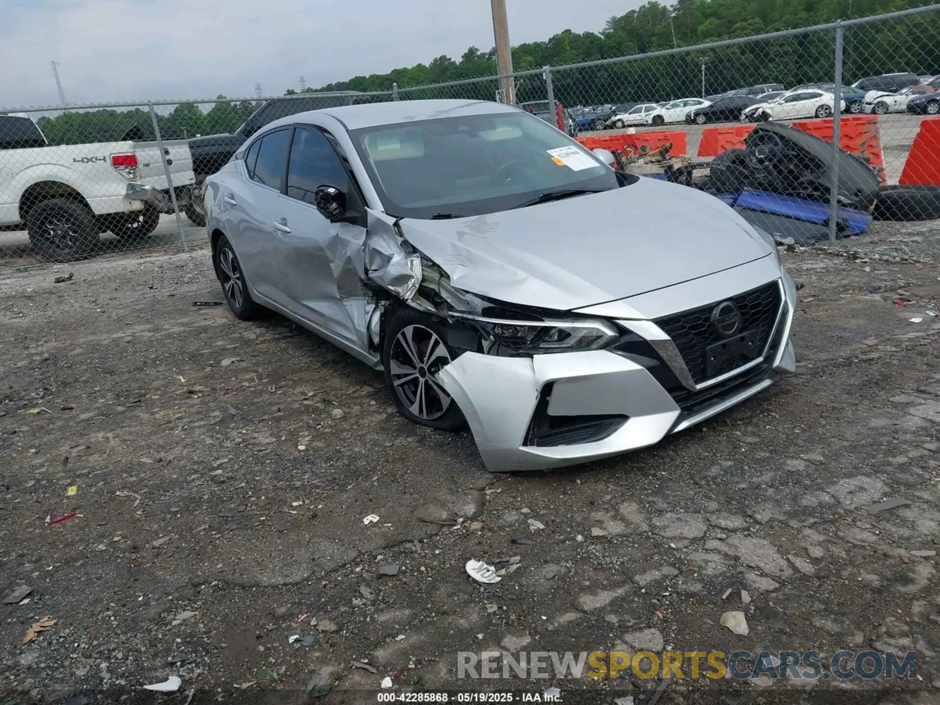 1 Photograph of a damaged car 3N1AB8CV3LY262631 NISSAN SENTRA 2020