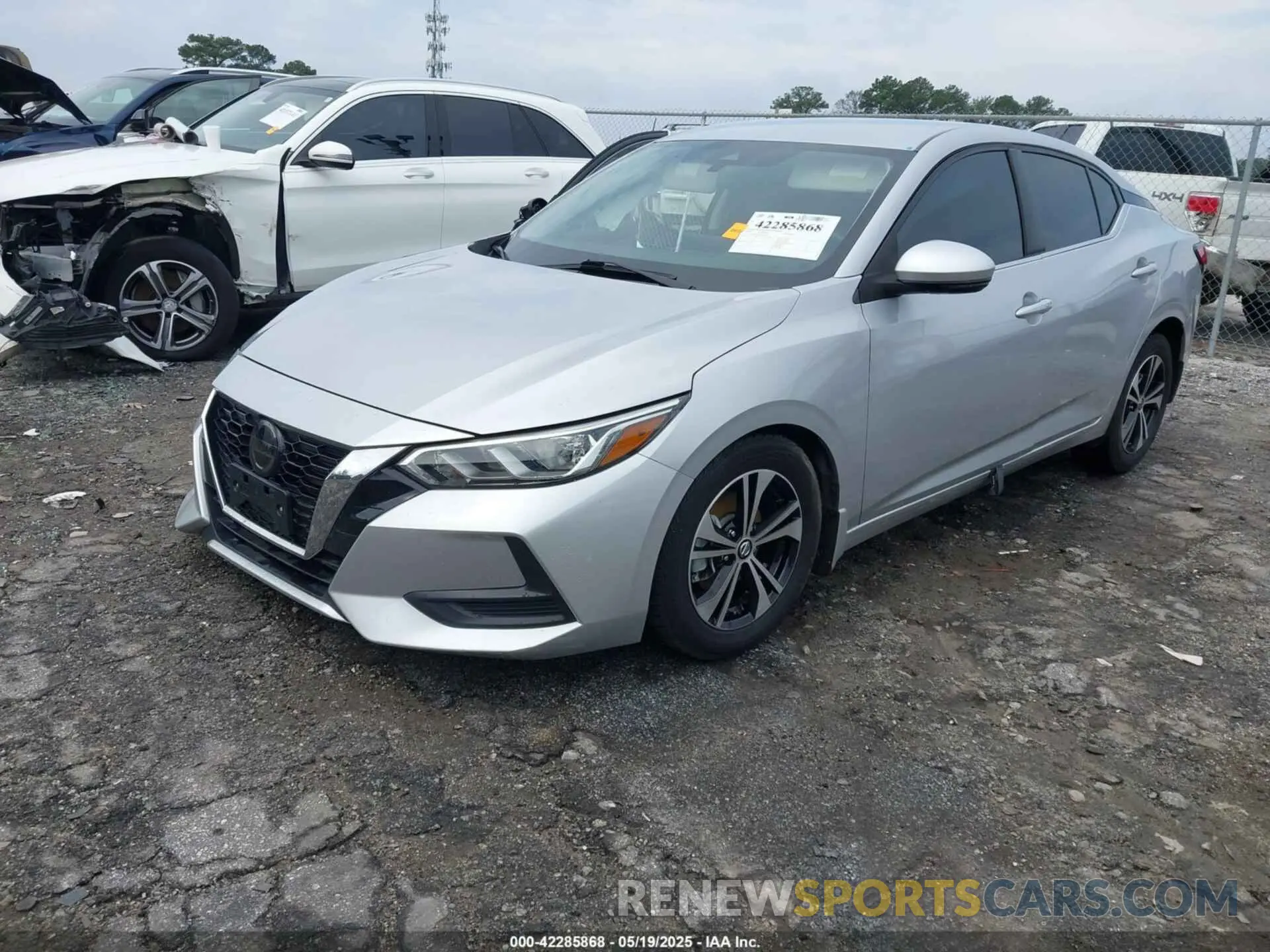 2 Photograph of a damaged car 3N1AB8CV3LY262631 NISSAN SENTRA 2020
