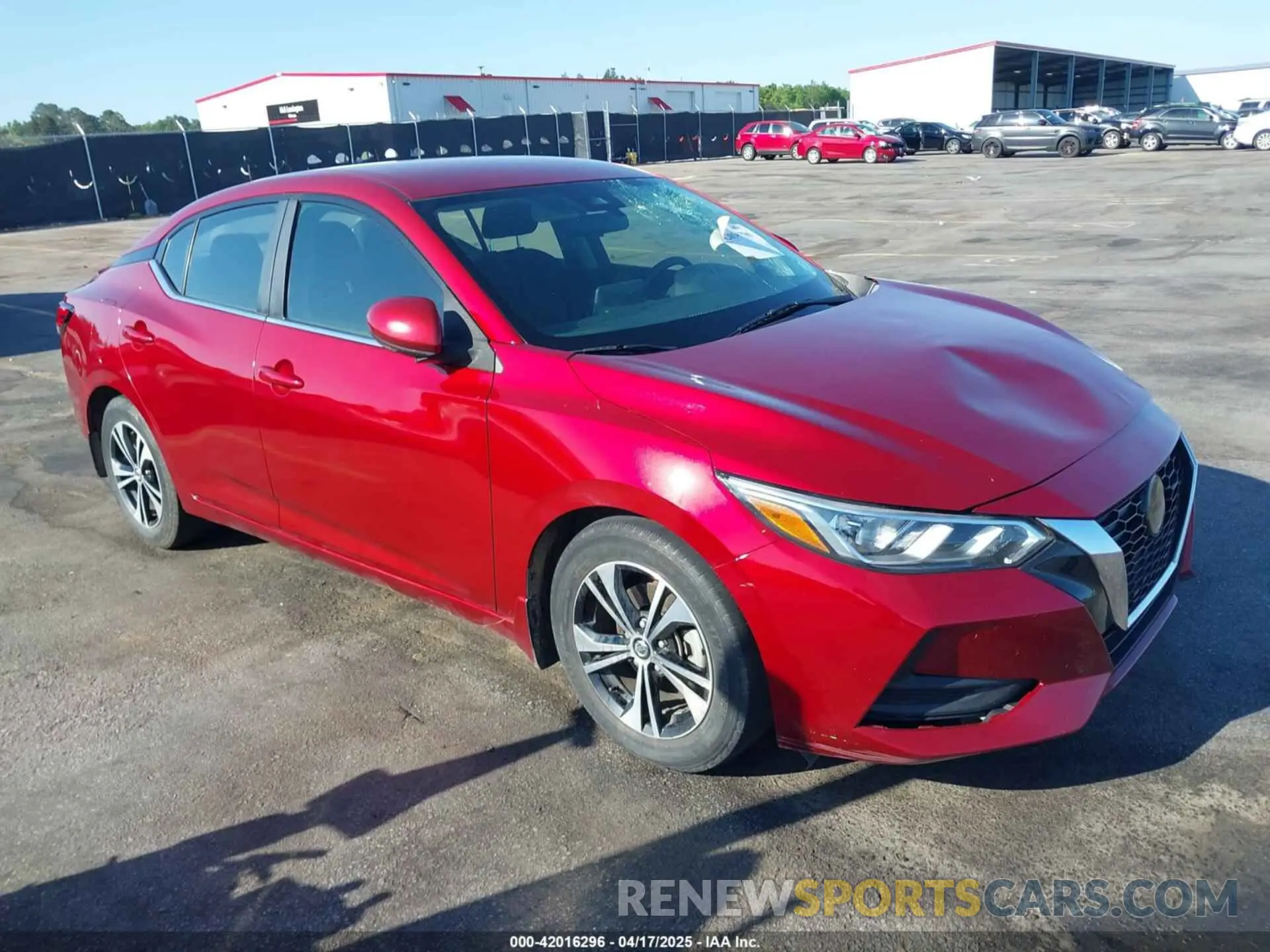 1 Photograph of a damaged car 3N1AB8CV3LY275332 NISSAN SENTRA 2020