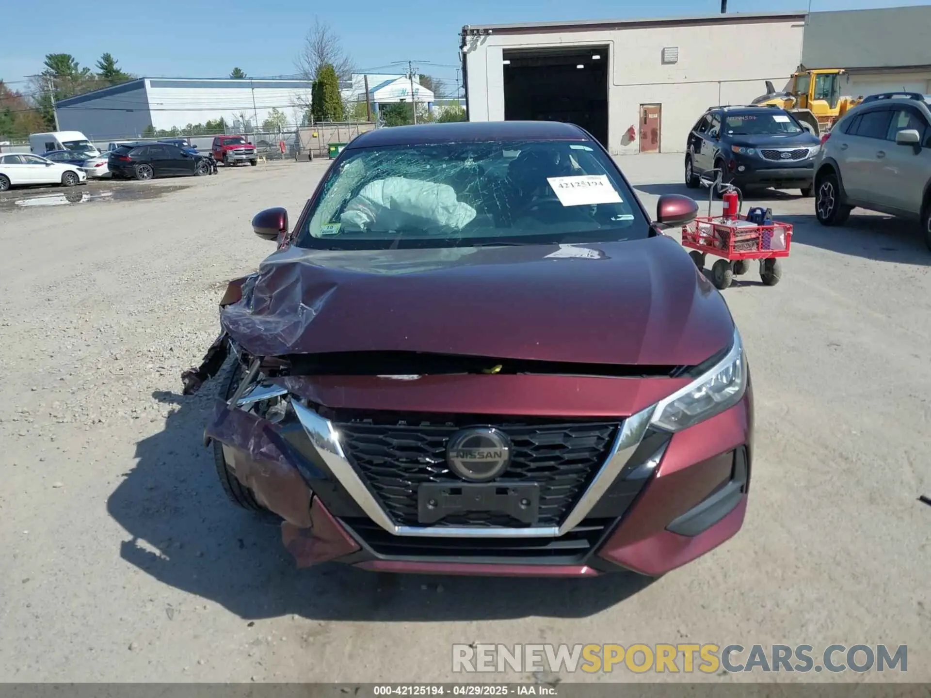 12 Photograph of a damaged car 3N1AB8CV3LY282894 NISSAN SENTRA 2020
