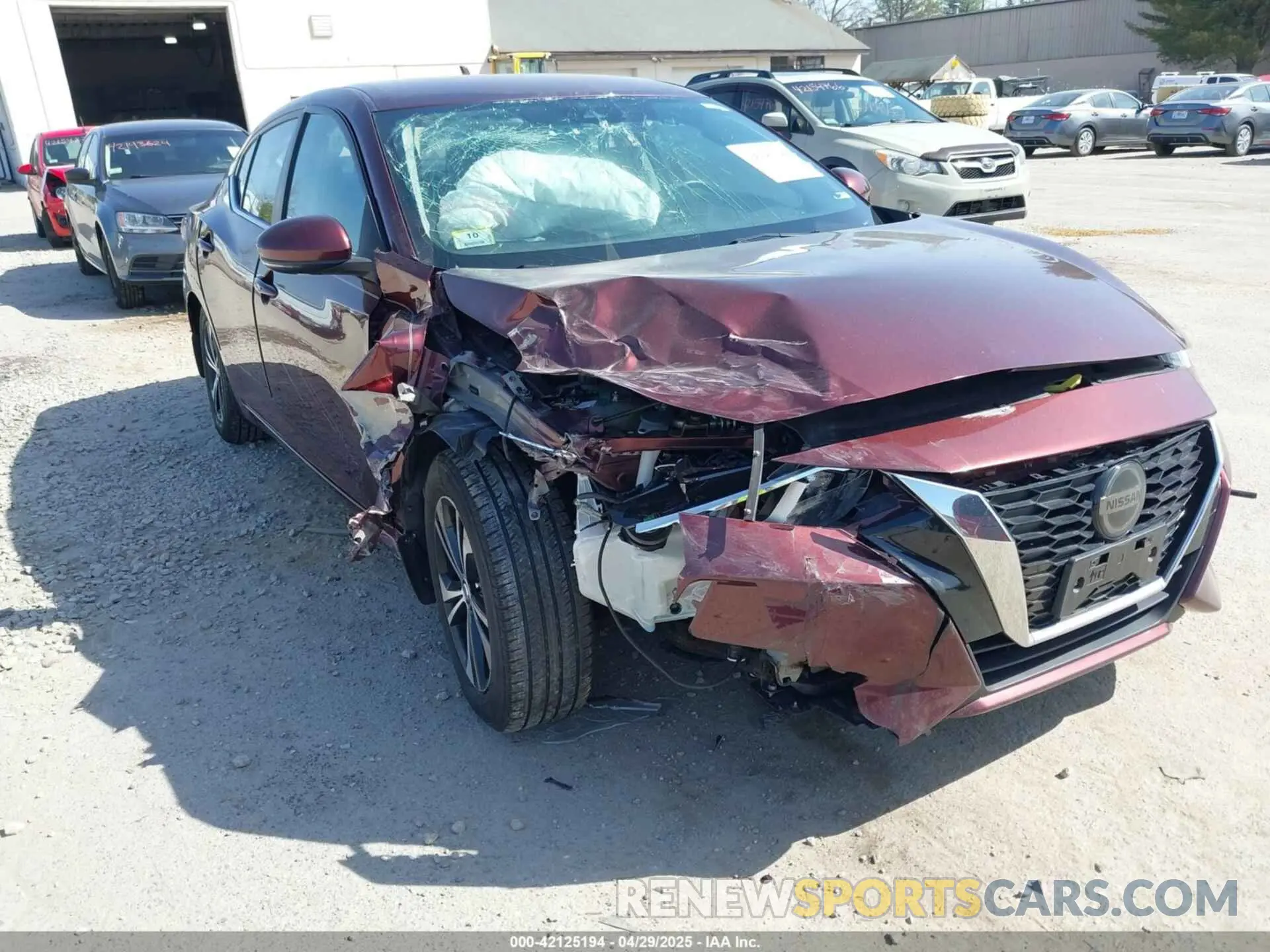 6 Photograph of a damaged car 3N1AB8CV3LY282894 NISSAN SENTRA 2020