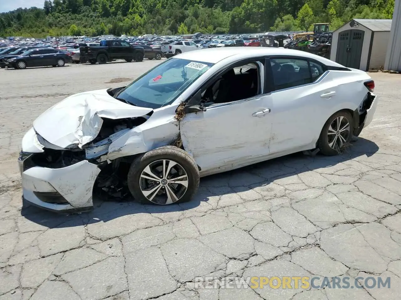 1 Photograph of a damaged car 3N1AB8CV3LY283477 NISSAN SENTRA 2020