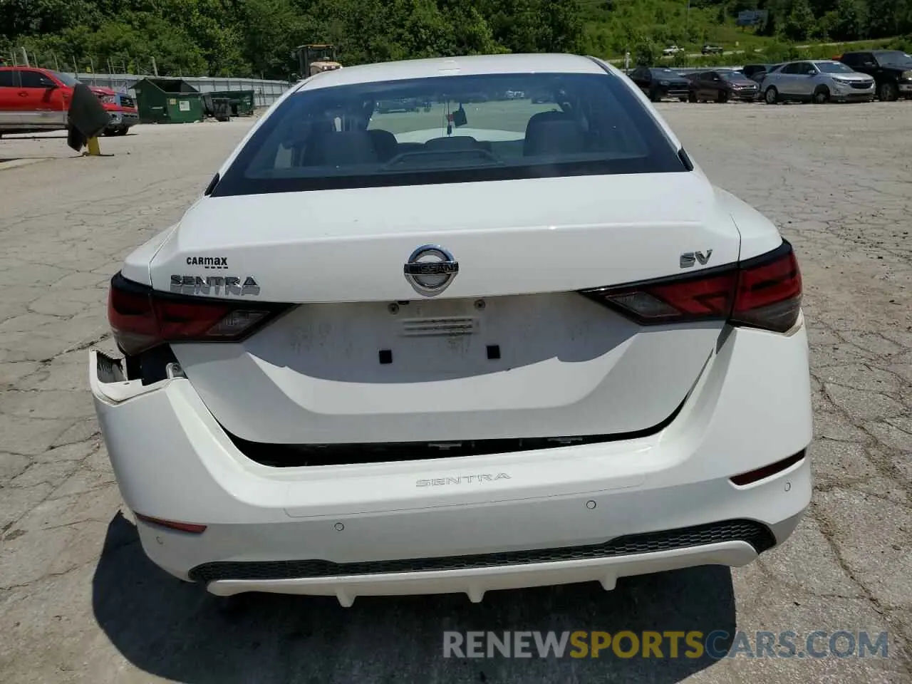 6 Photograph of a damaged car 3N1AB8CV3LY283477 NISSAN SENTRA 2020