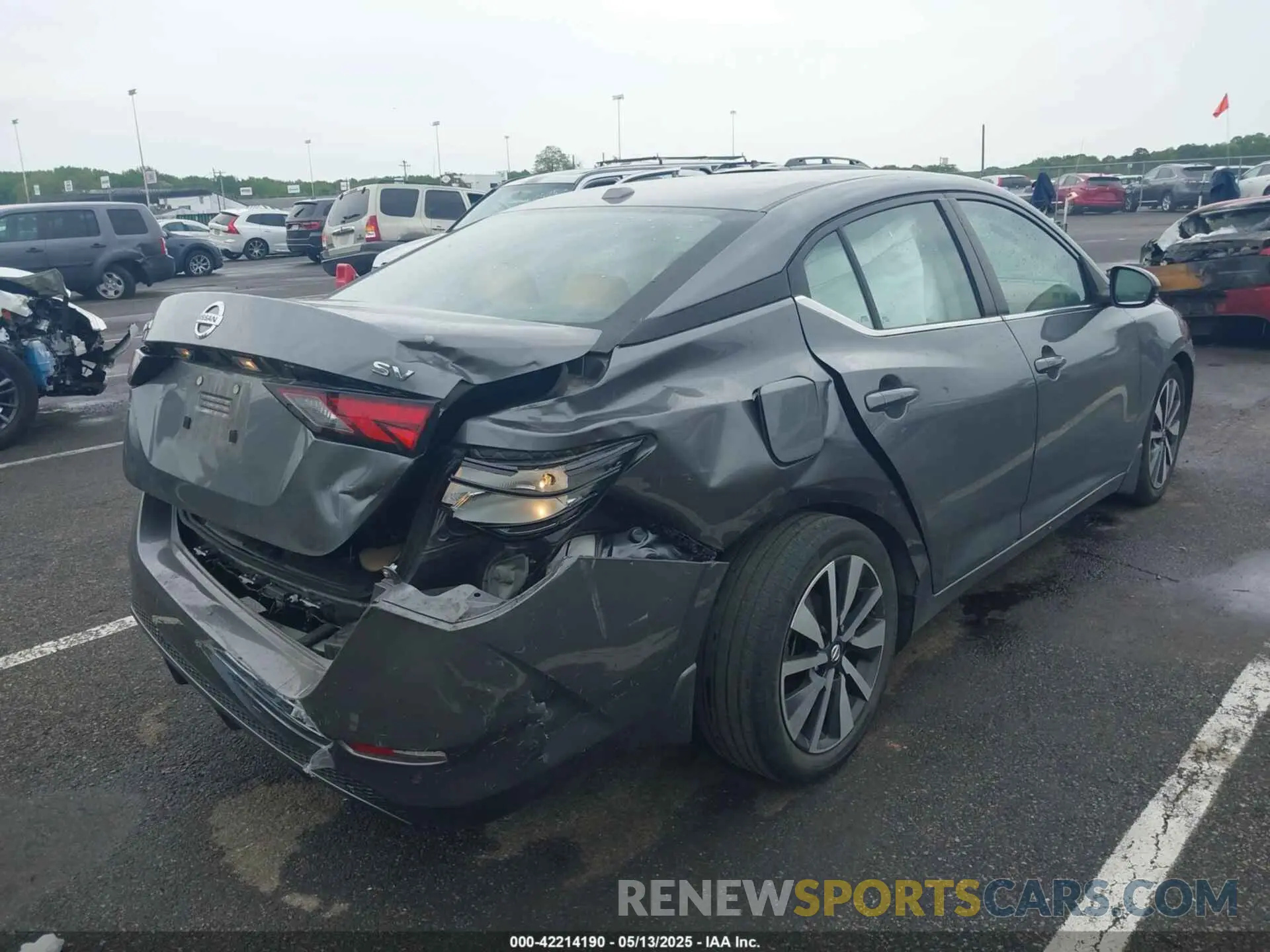 4 Фотография поврежденного автомобиля 3N1AB8CV3LY300407 NISSAN SENTRA 2020