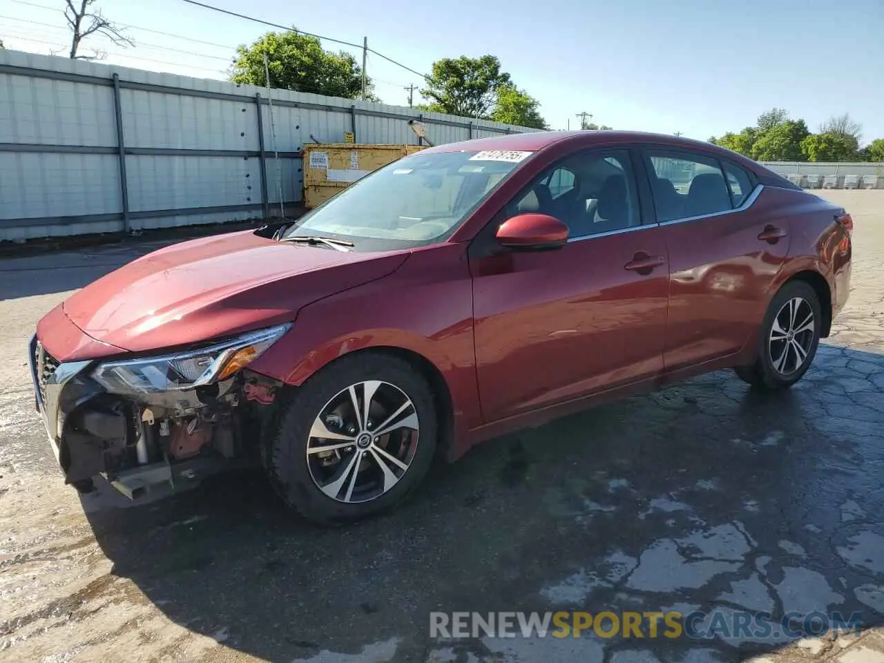 1 Фотография поврежденного автомобиля 3N1AB8CV3LY311536 NISSAN SENTRA 2020