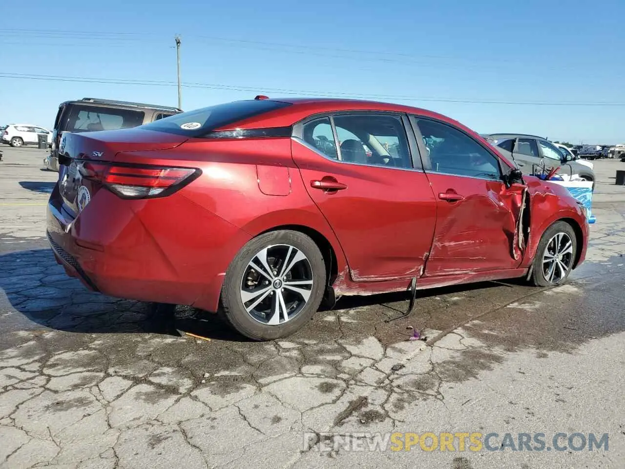 3 Фотография поврежденного автомобиля 3N1AB8CV3LY311536 NISSAN SENTRA 2020