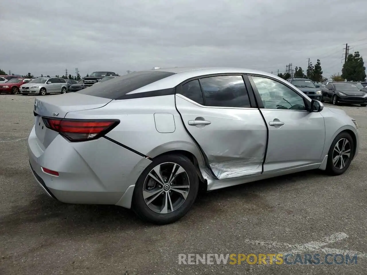 3 Photograph of a damaged car 3N1AB8CV4LY222526 NISSAN SENTRA 2020