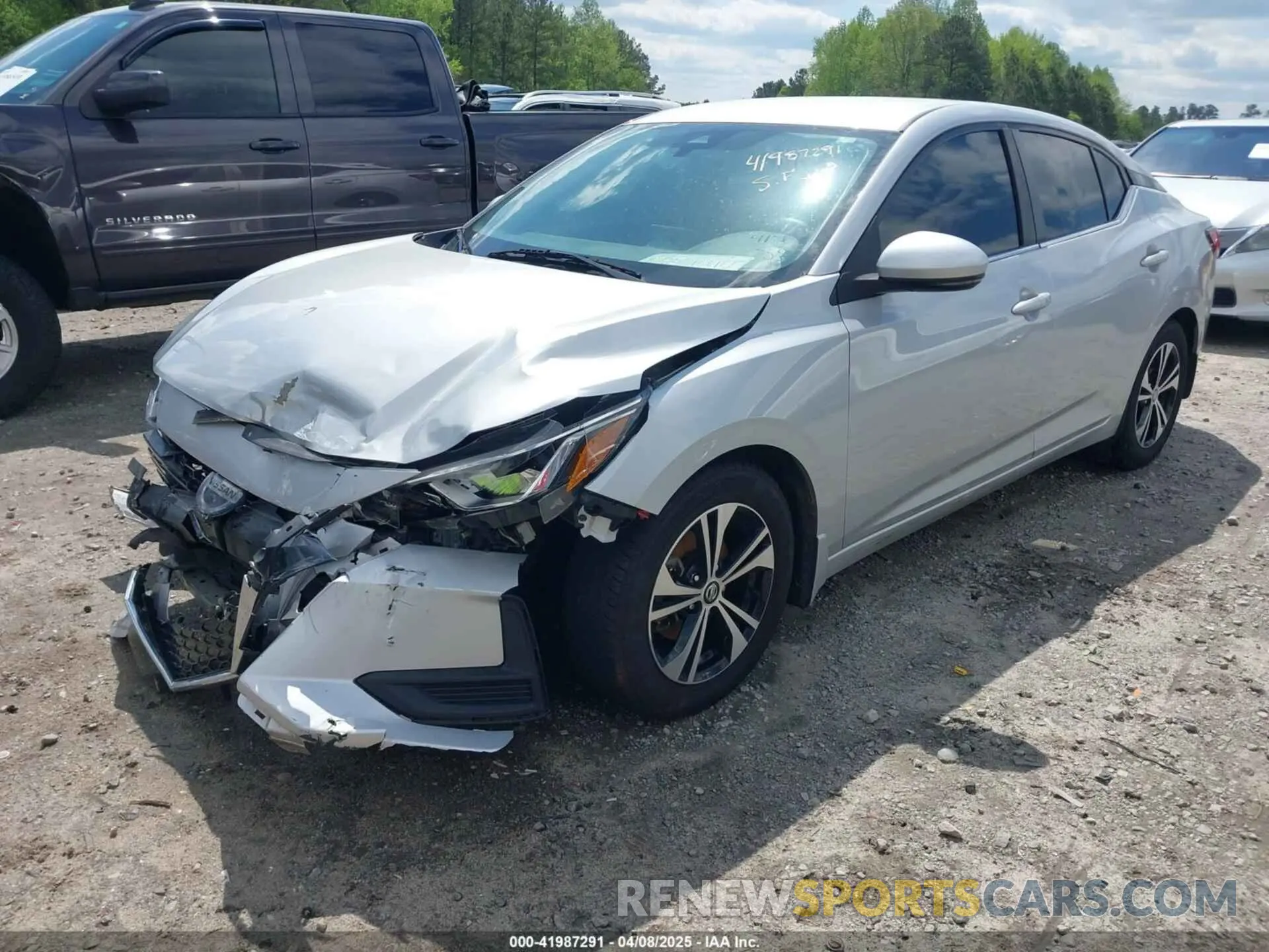 2 Photograph of a damaged car 3N1AB8CV4LY226849 NISSAN SENTRA 2020