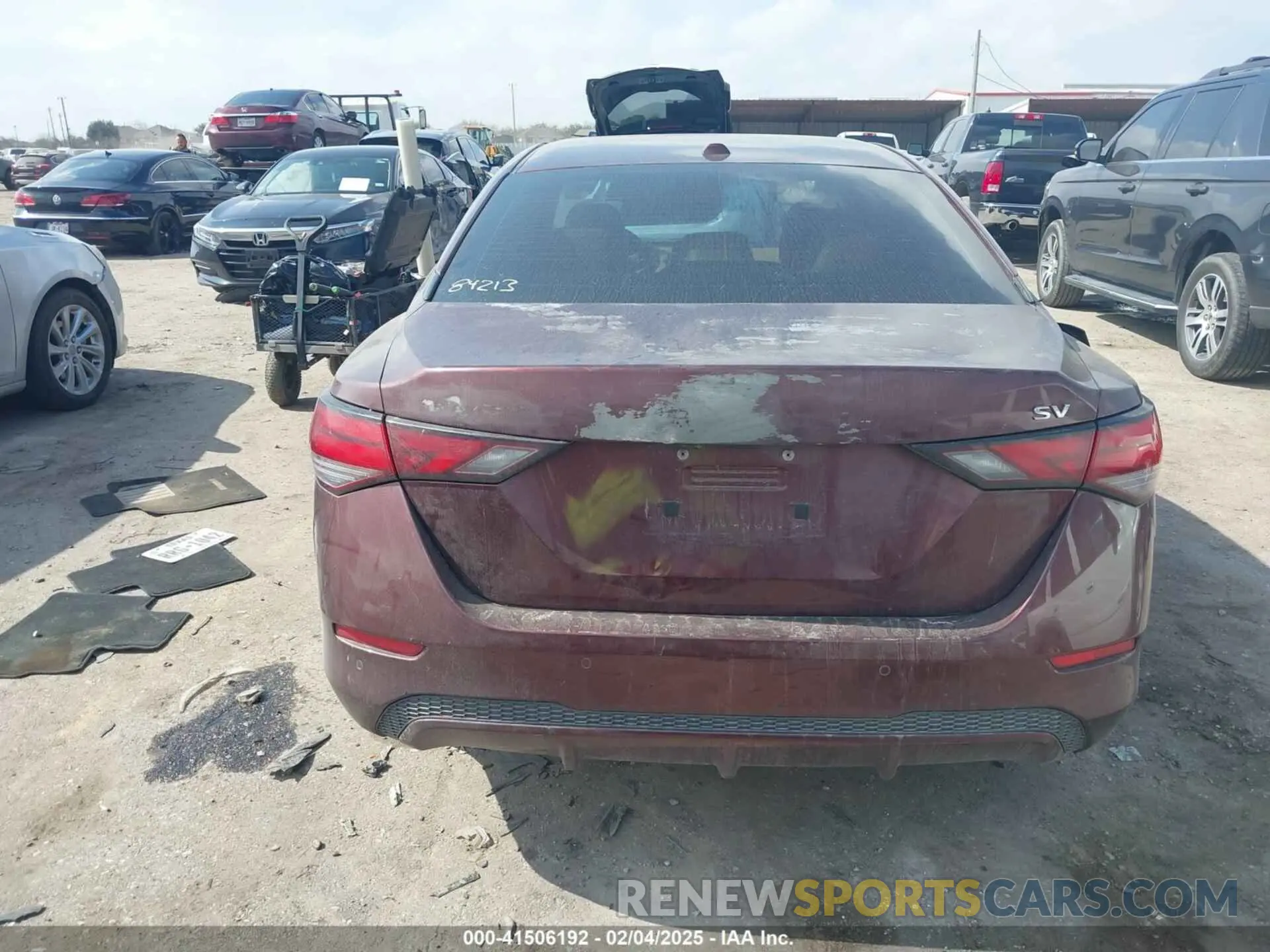 15 Photograph of a damaged car 3N1AB8CV4LY233168 NISSAN SENTRA 2020