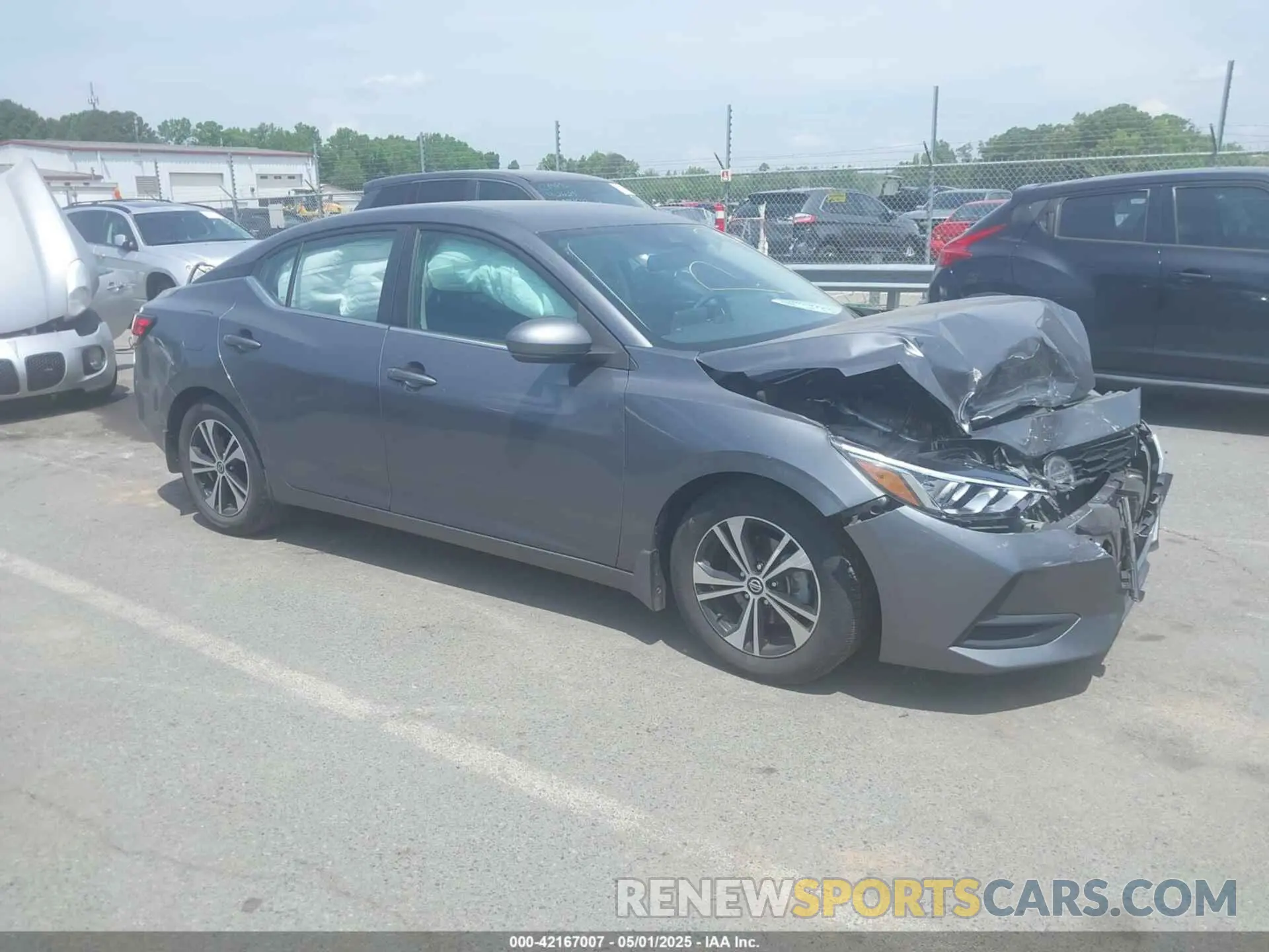1 Photograph of a damaged car 3N1AB8CV4LY238936 NISSAN SENTRA 2020