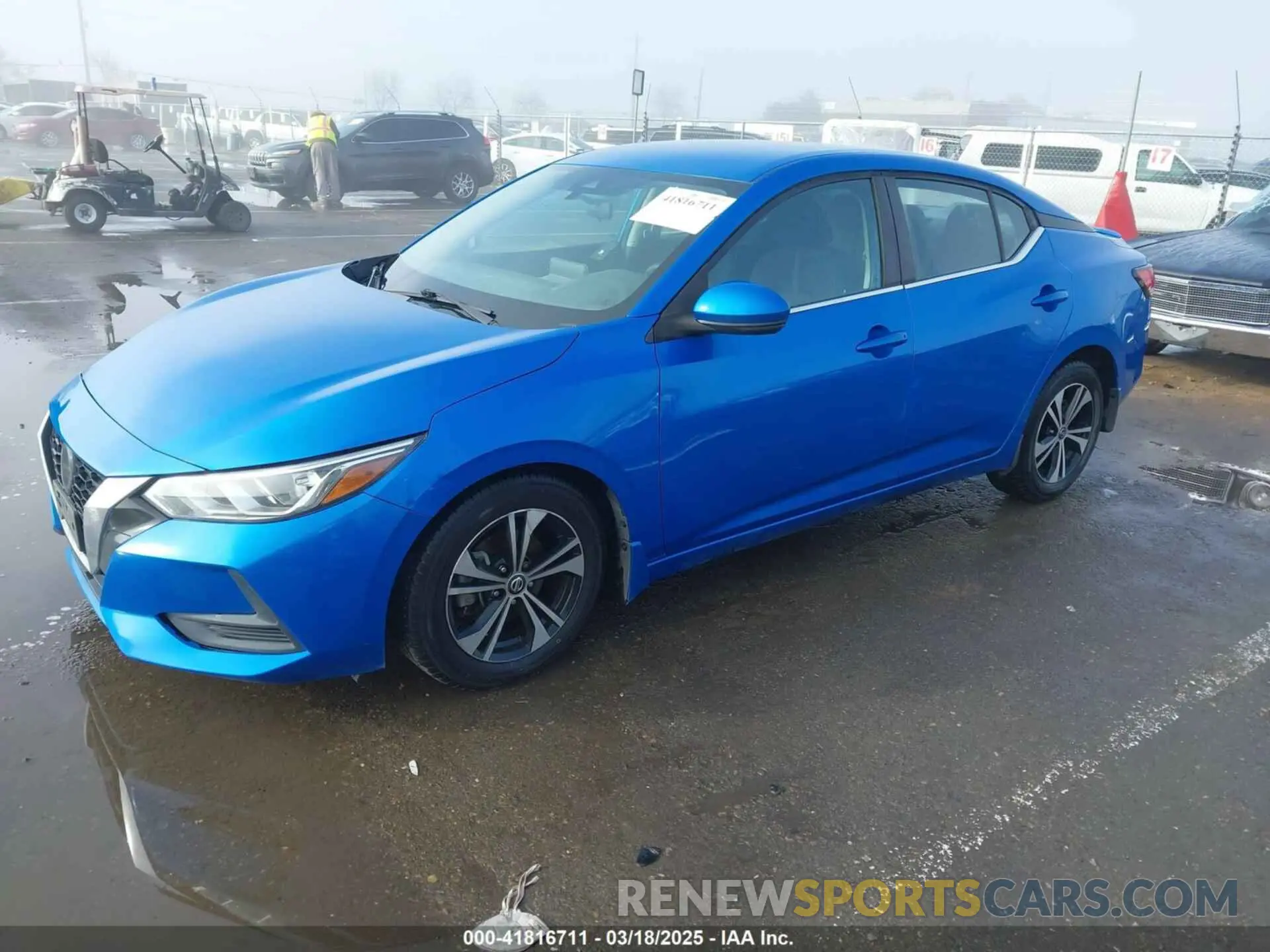2 Photograph of a damaged car 3N1AB8CV4LY255607 NISSAN SENTRA 2020