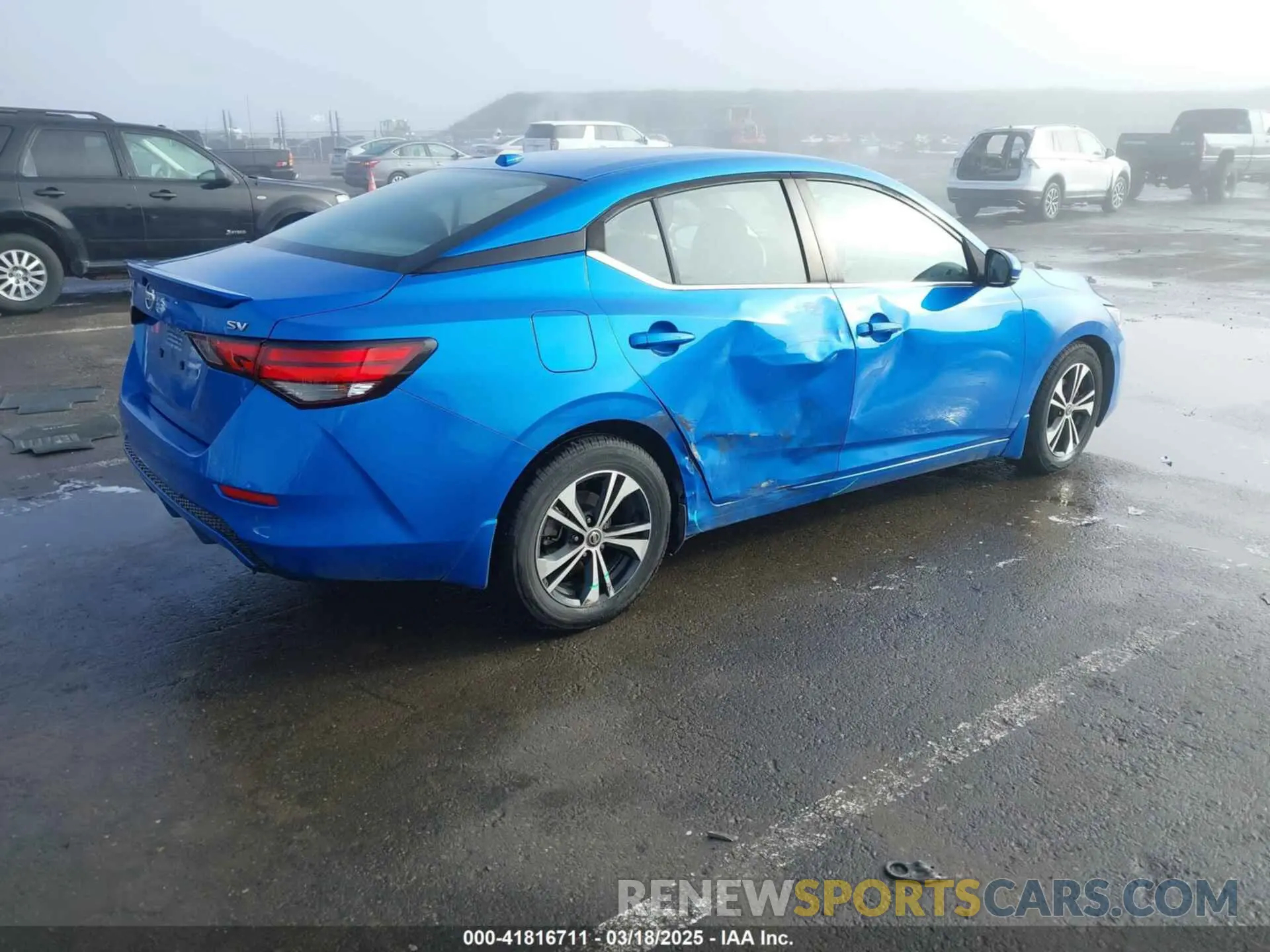 4 Photograph of a damaged car 3N1AB8CV4LY255607 NISSAN SENTRA 2020