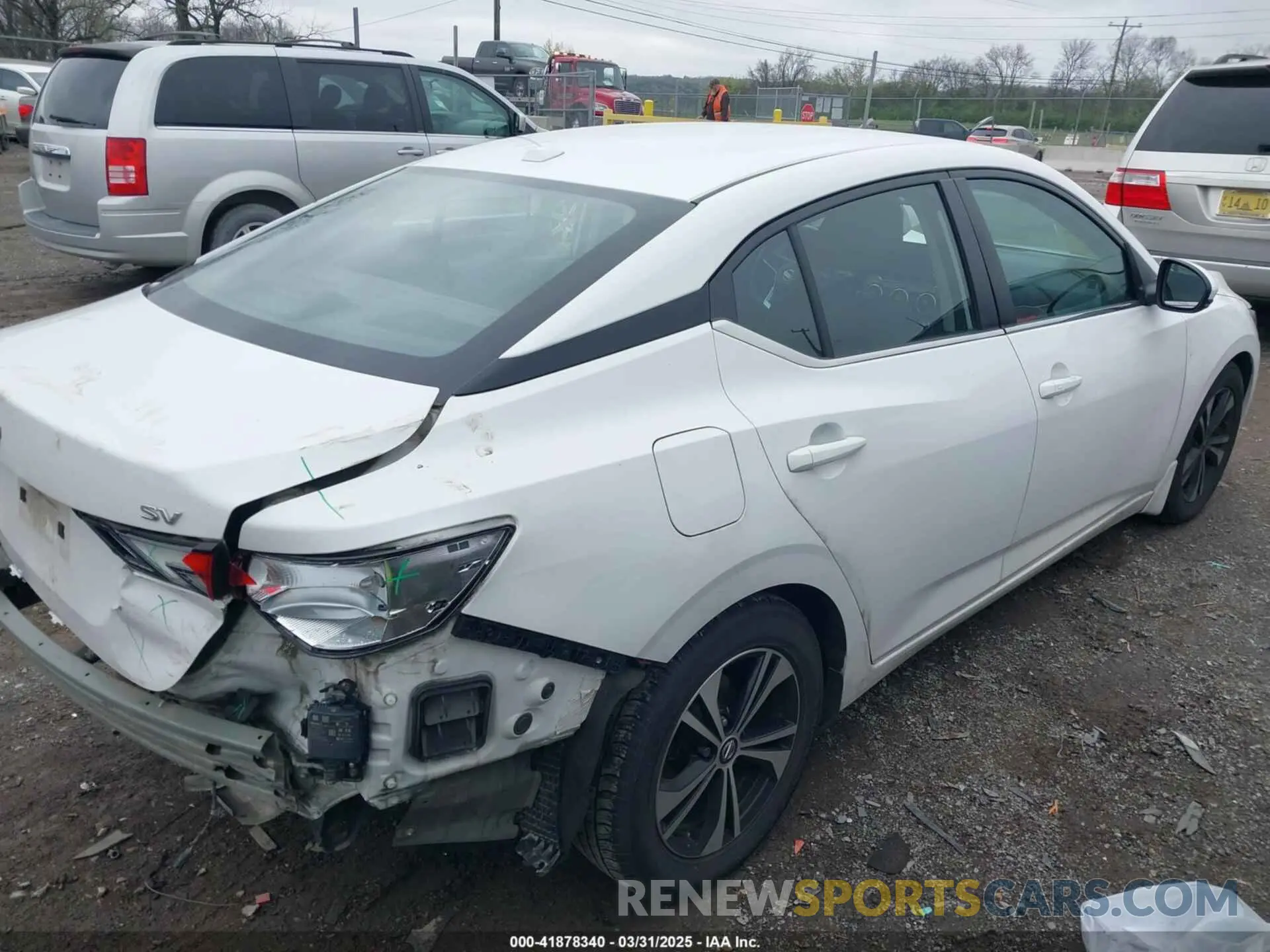 4 Фотография поврежденного автомобиля 3N1AB8CV4LY257423 NISSAN SENTRA 2020