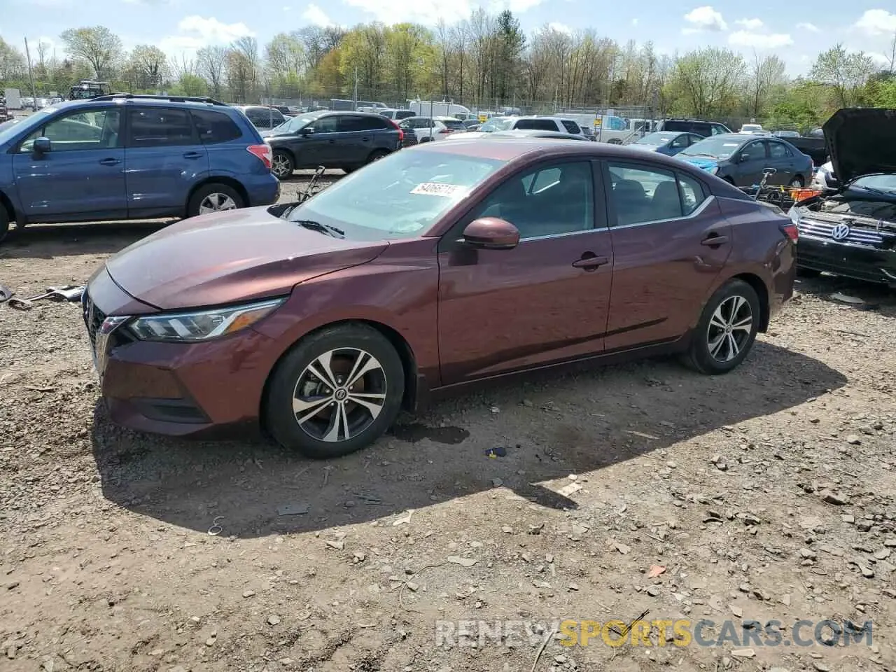1 Фотография поврежденного автомобиля 3N1AB8CV4LY293905 NISSAN SENTRA 2020