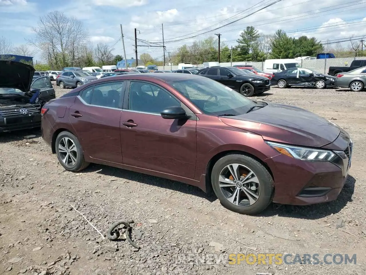 4 Фотография поврежденного автомобиля 3N1AB8CV4LY293905 NISSAN SENTRA 2020