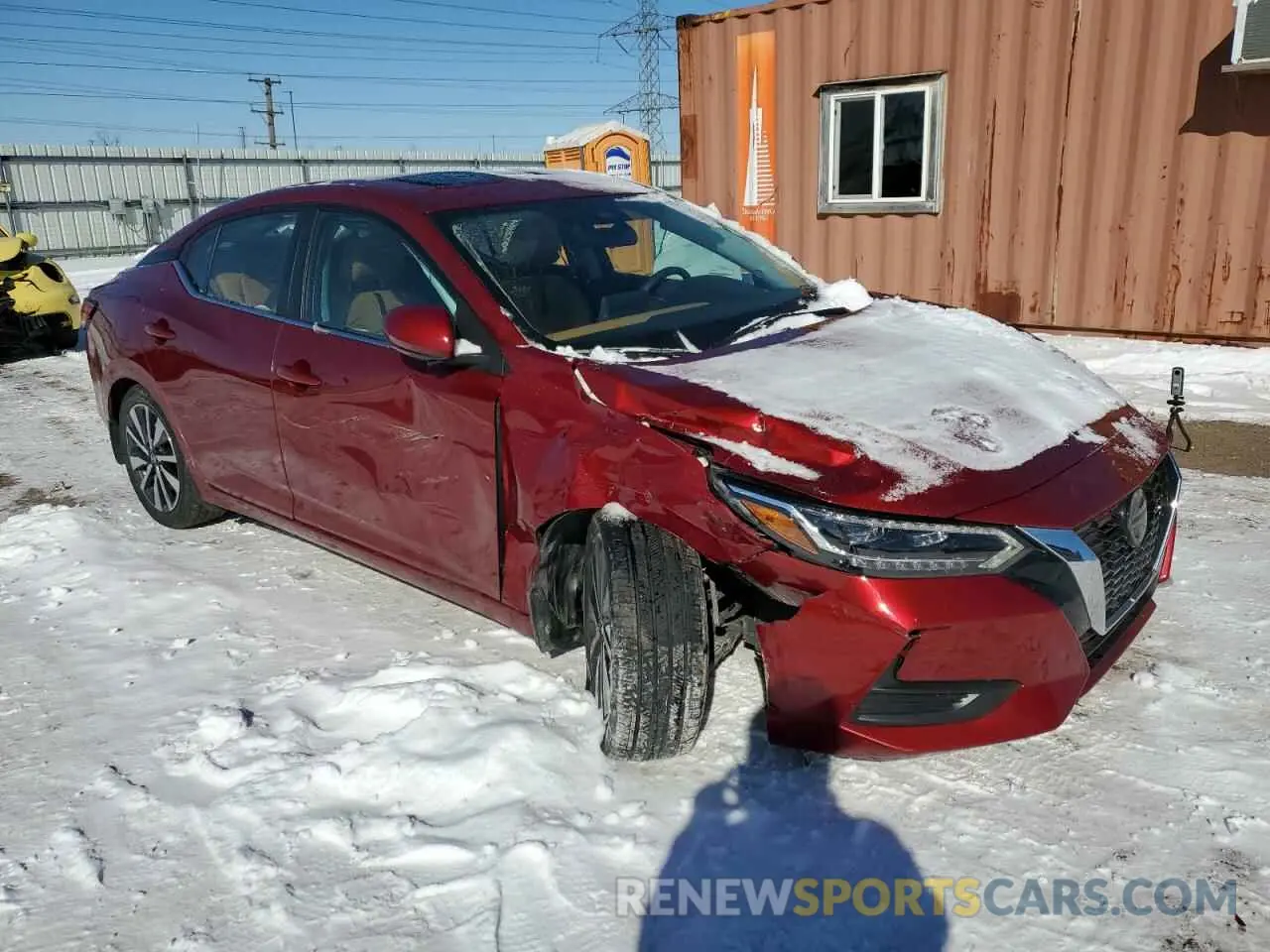 4 Фотография поврежденного автомобиля 3N1AB8CV4LY313392 NISSAN SENTRA 2020