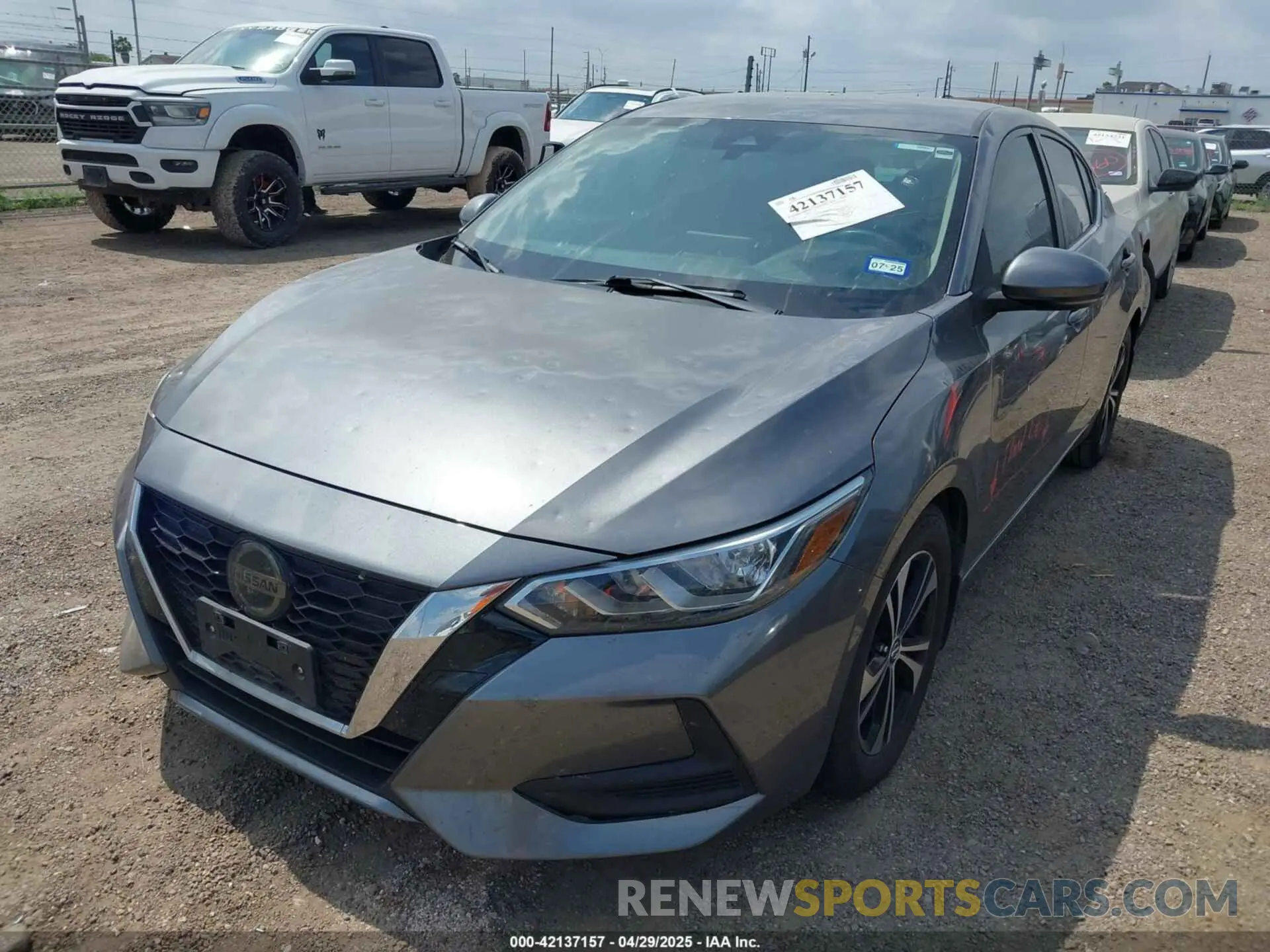 2 Photograph of a damaged car 3N1AB8CV5LY207470 NISSAN SENTRA 2020