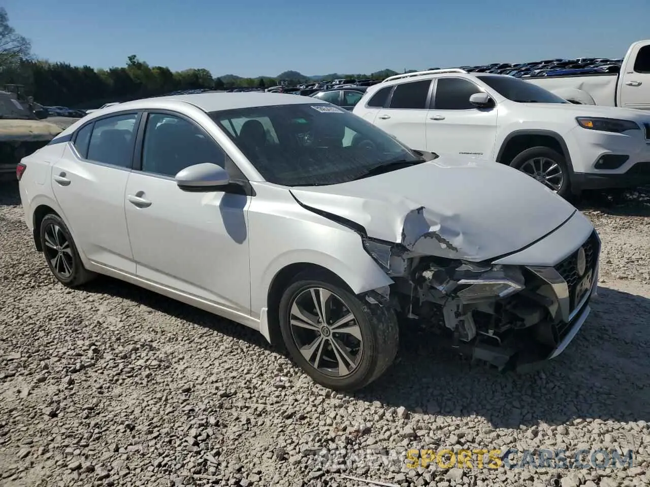 4 Photograph of a damaged car 3N1AB8CV5LY219411 NISSAN SENTRA 2020
