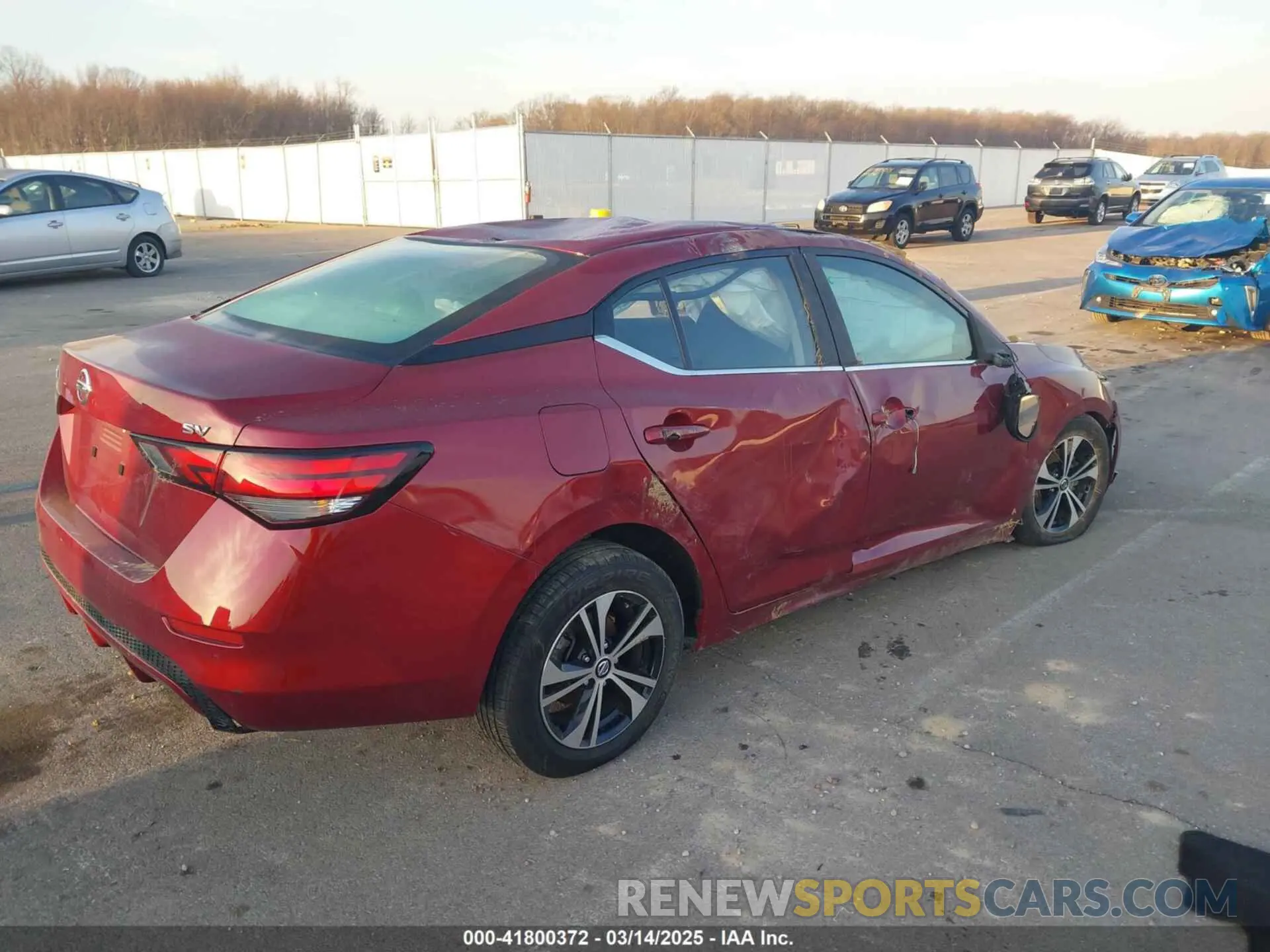 4 Фотография поврежденного автомобиля 3N1AB8CV5LY228884 NISSAN SENTRA 2020